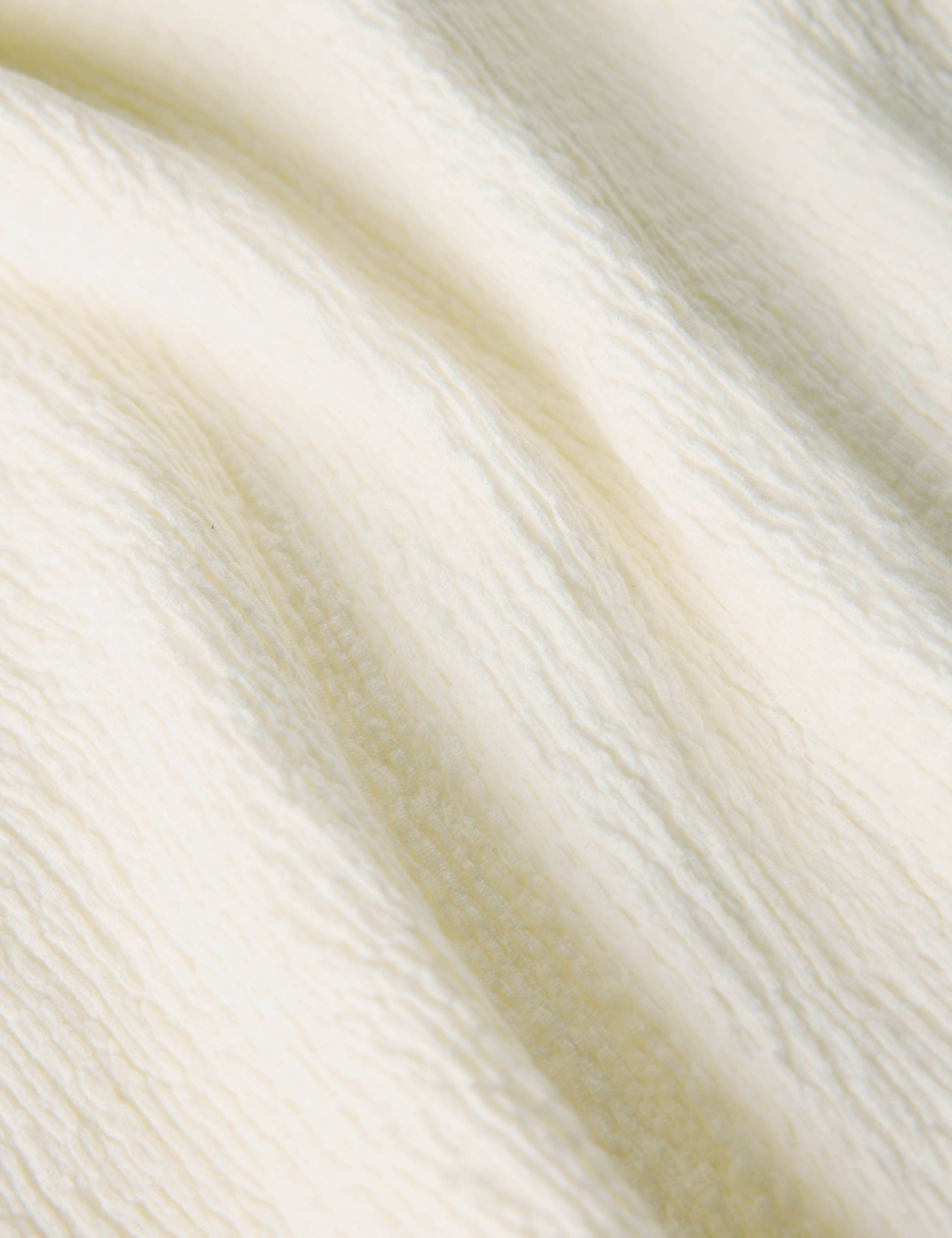 Cotton Blend Textured High Neck Top 6 of 7