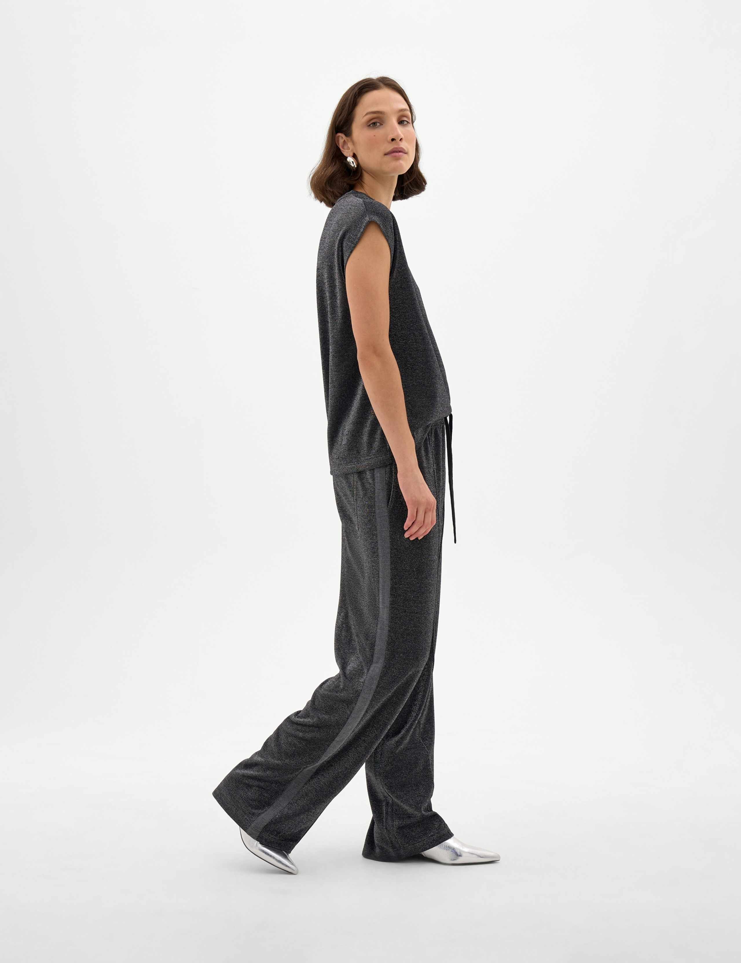Sparkly Wide Leg Joggers 5 of 5