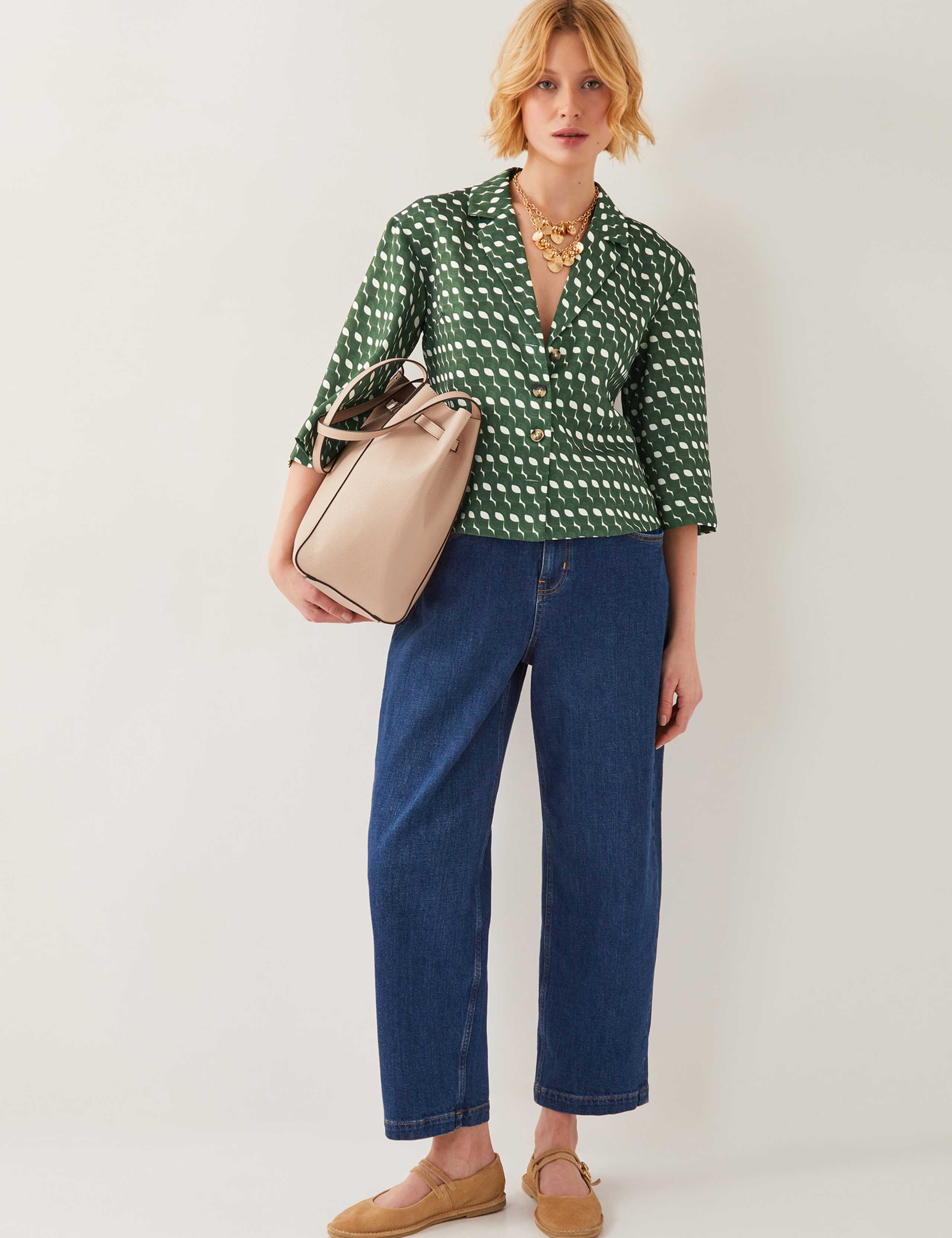 Geometric Collared Shirt 4 of 5