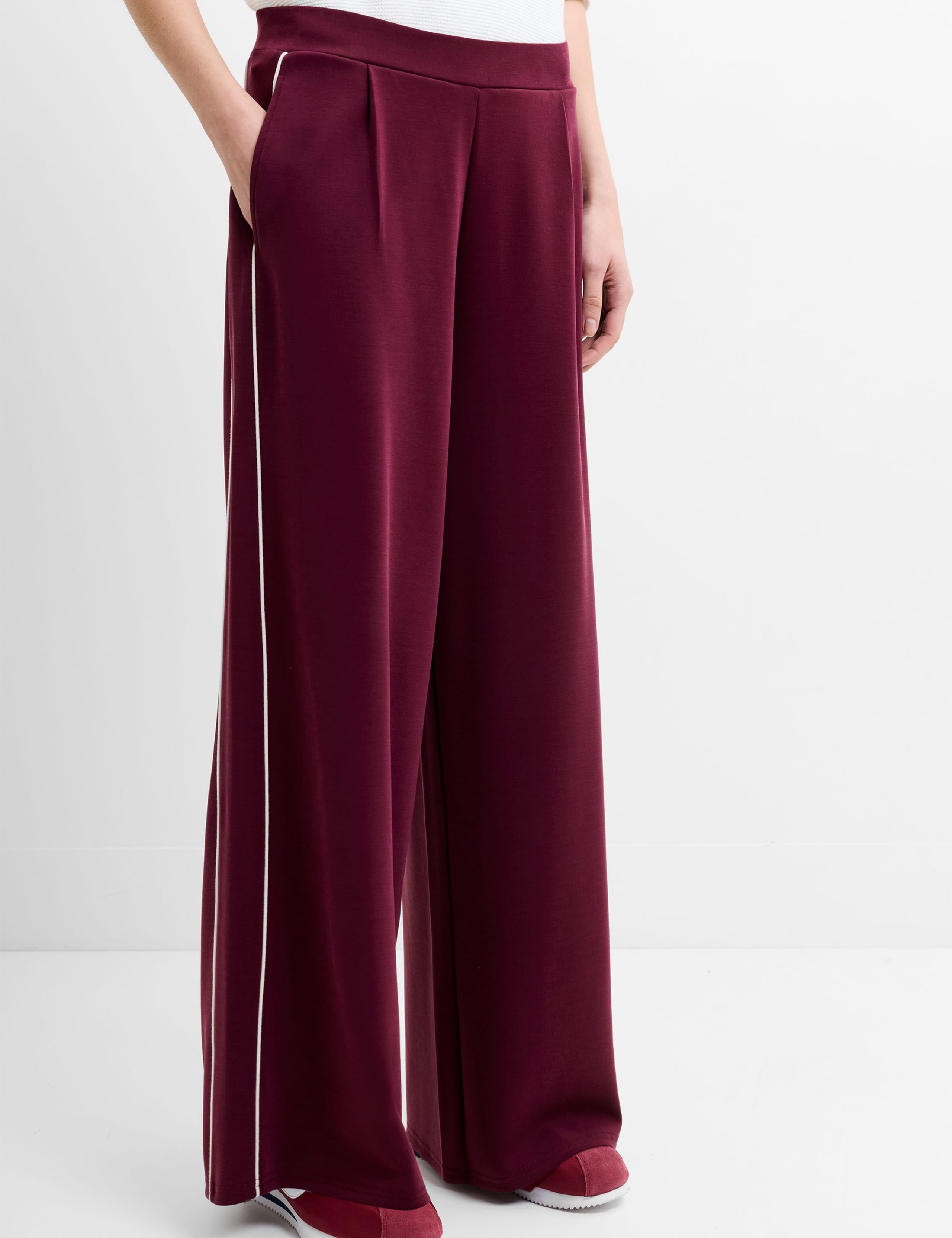 Side Stripe Wide Leg Trousers 3 of 6