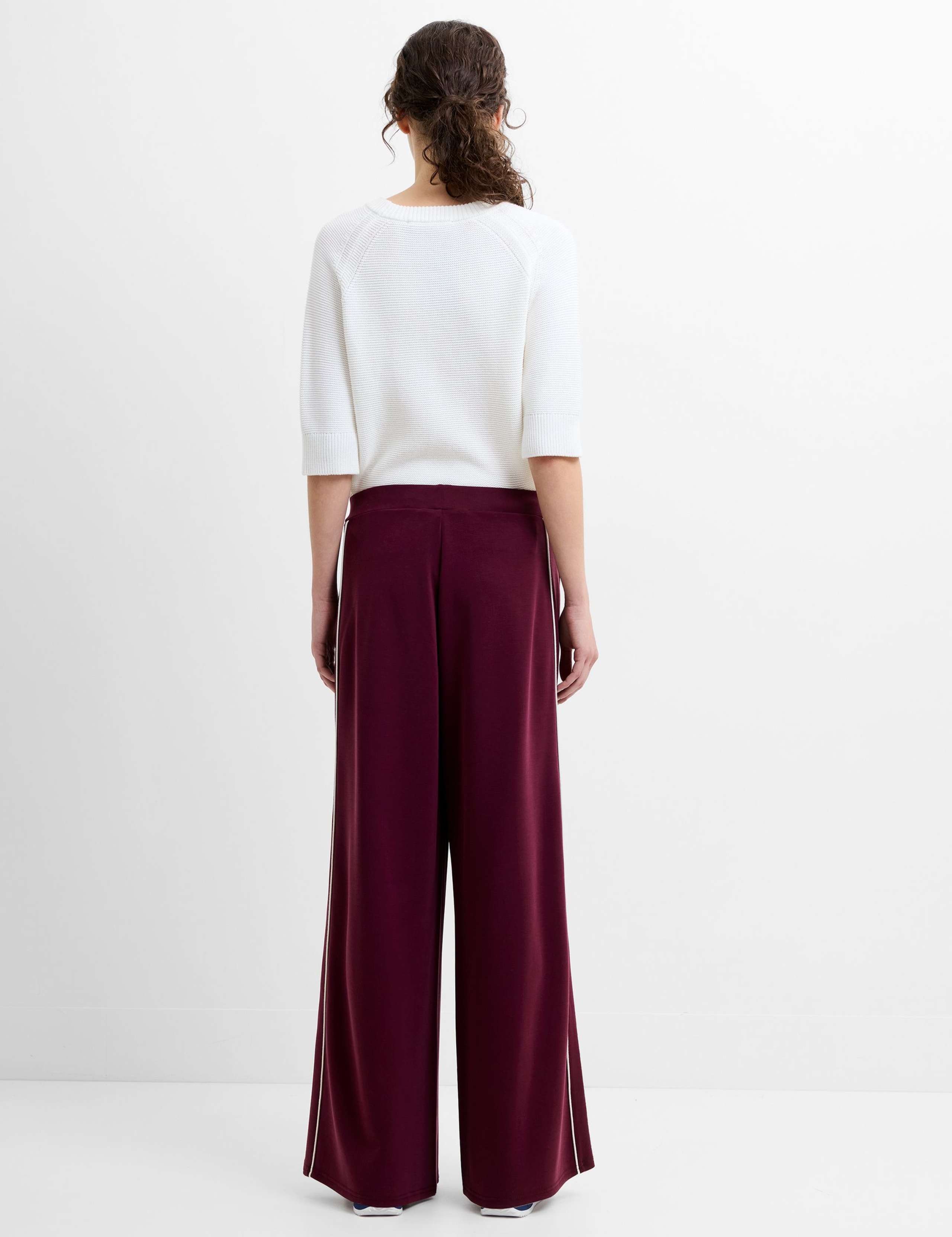 Side Stripe Wide Leg Trousers 4 of 6