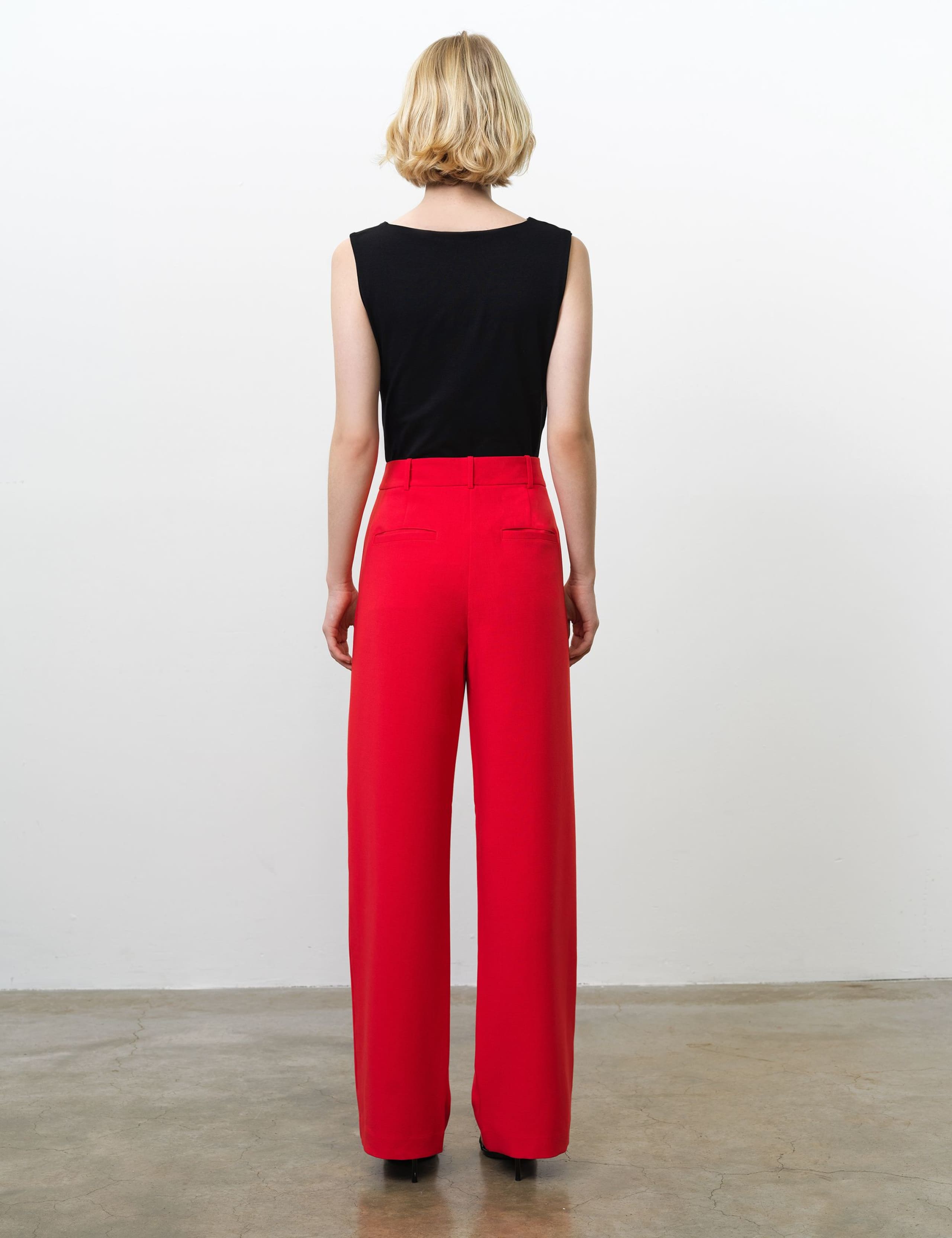 Pleat Front Wide Leg Trousers 4 of 5