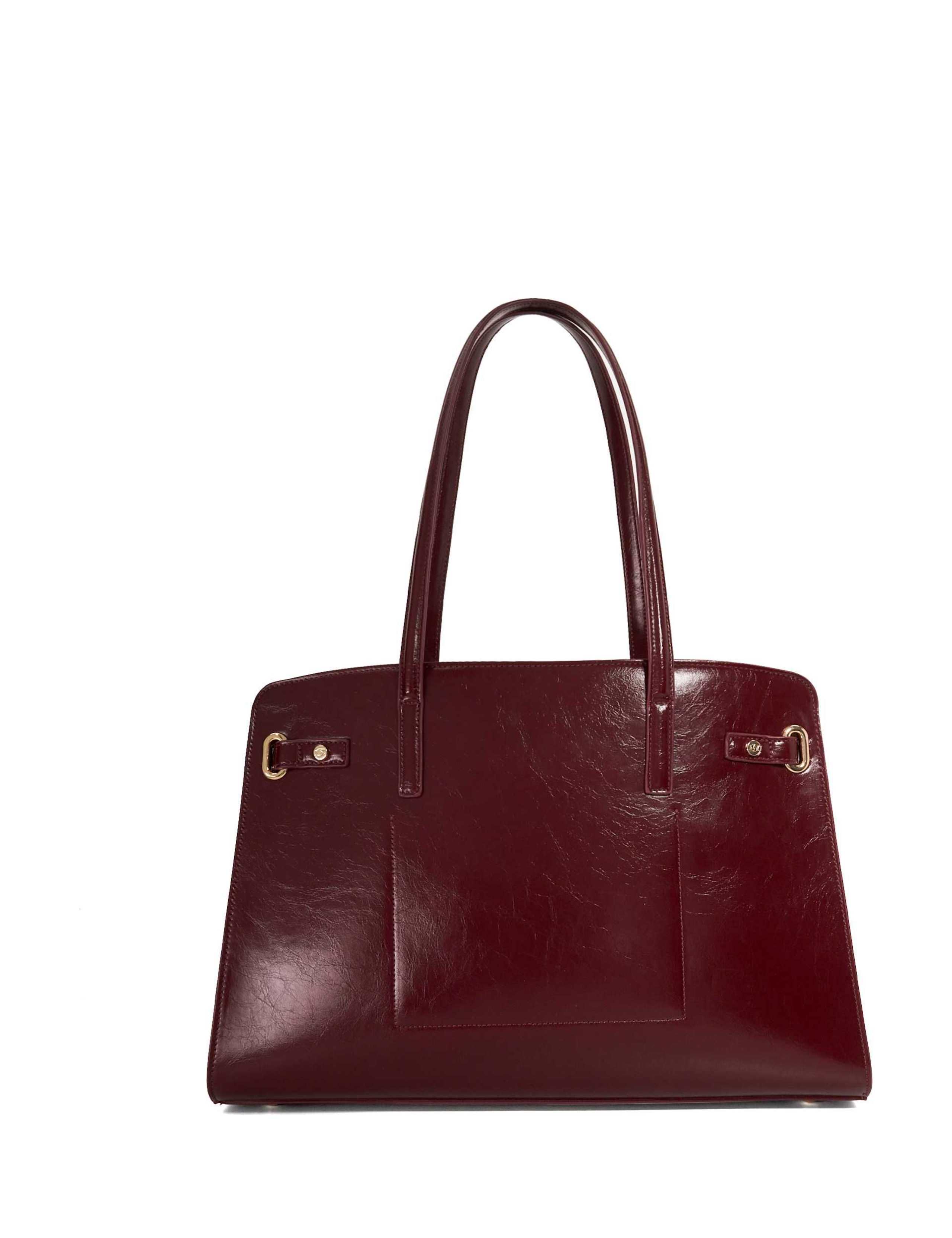 Patent Belted Tote Bag 6 of 6