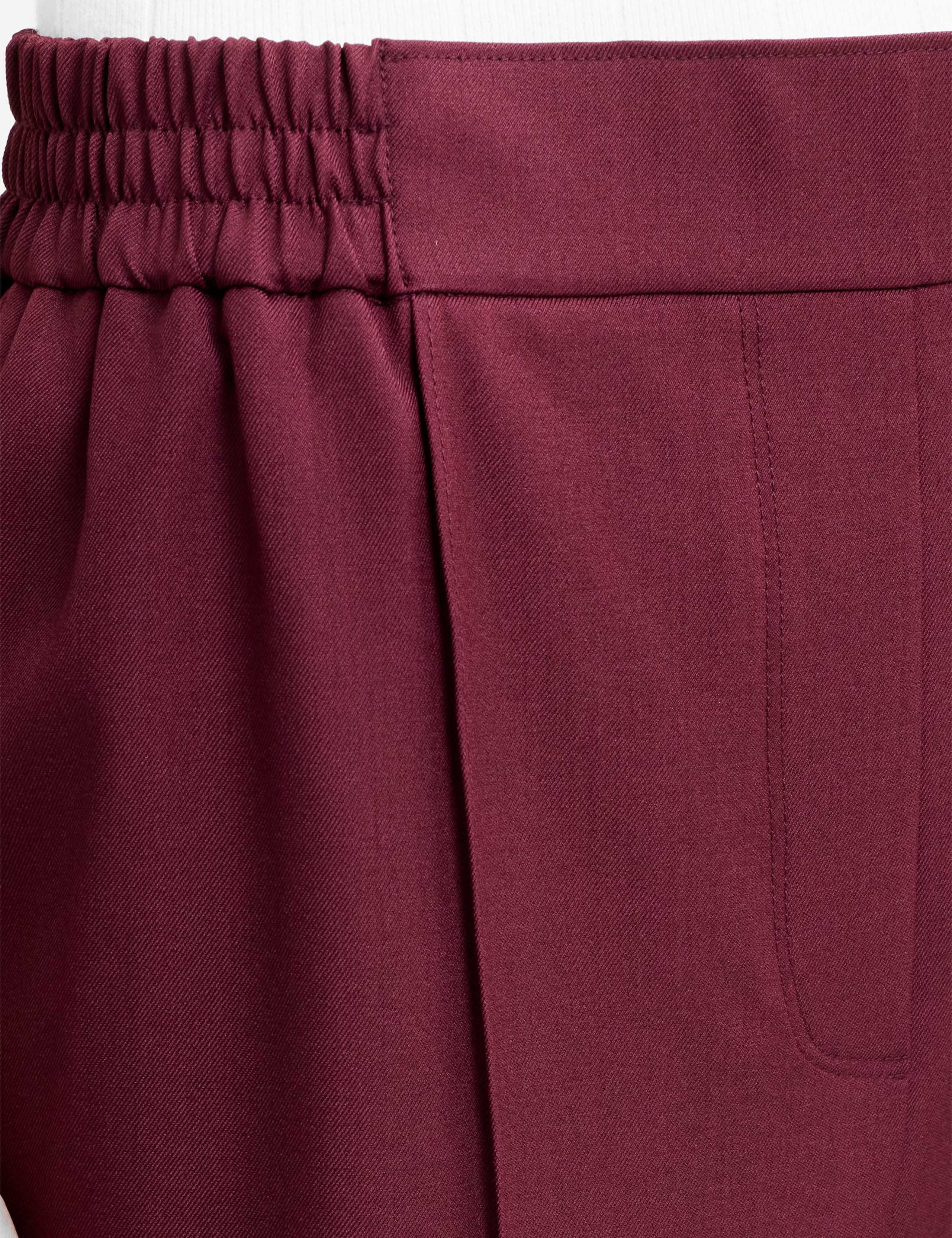 Elasticated Waist Barrel Leg Trousers 5 of 5