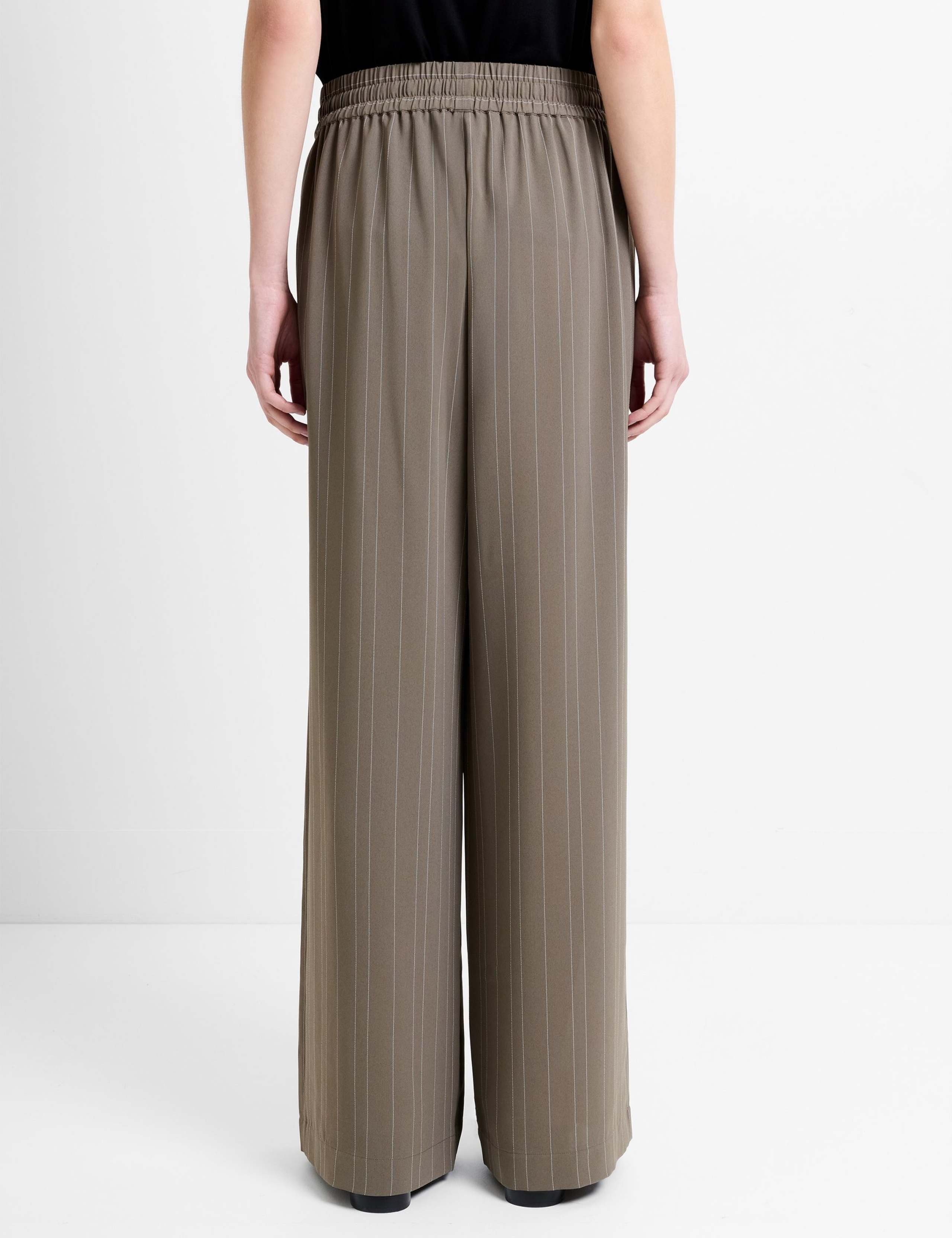 Pinstripe Wide Leg Trousers 4 of 6
