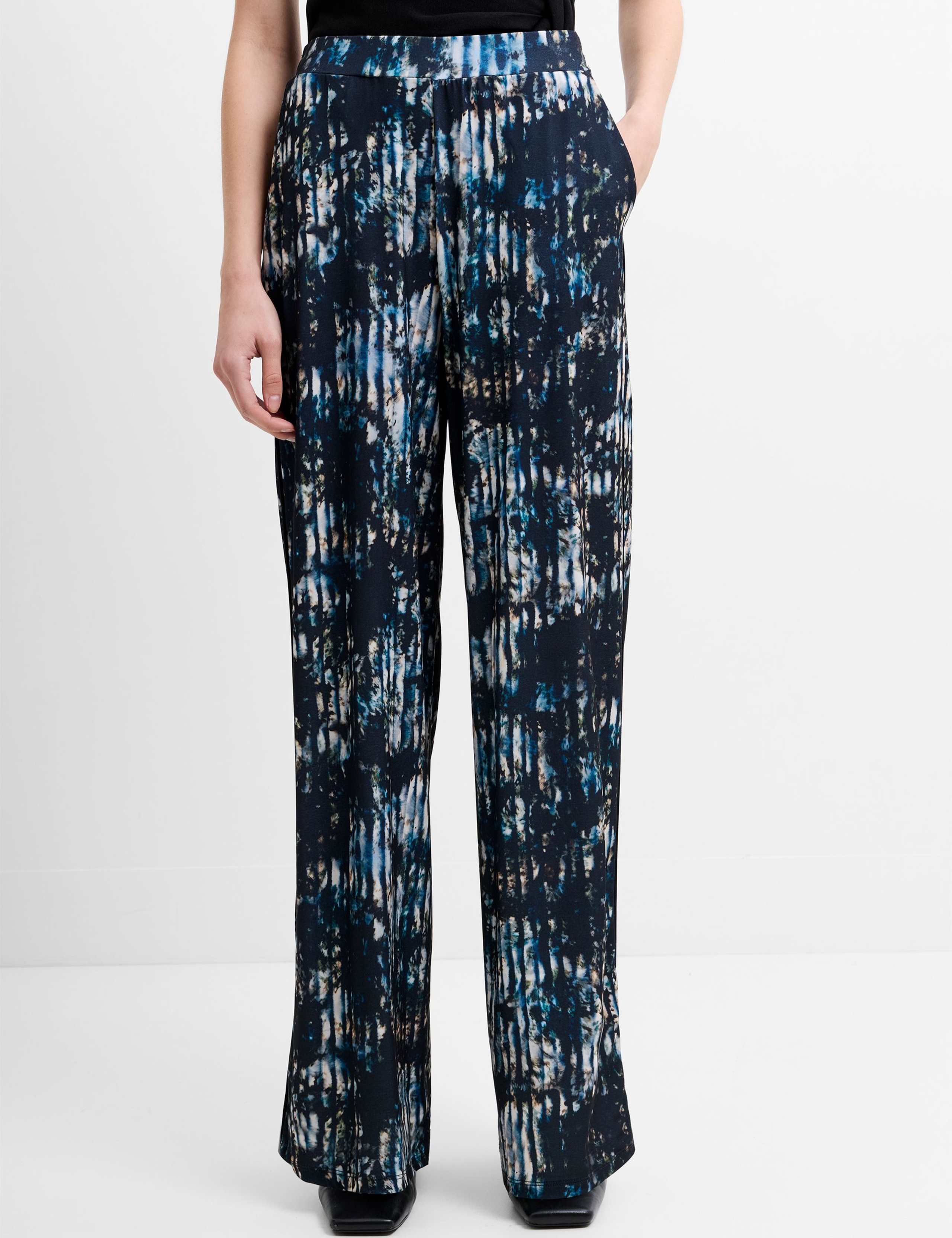Printed Wide Leg Trousers 5 of 8