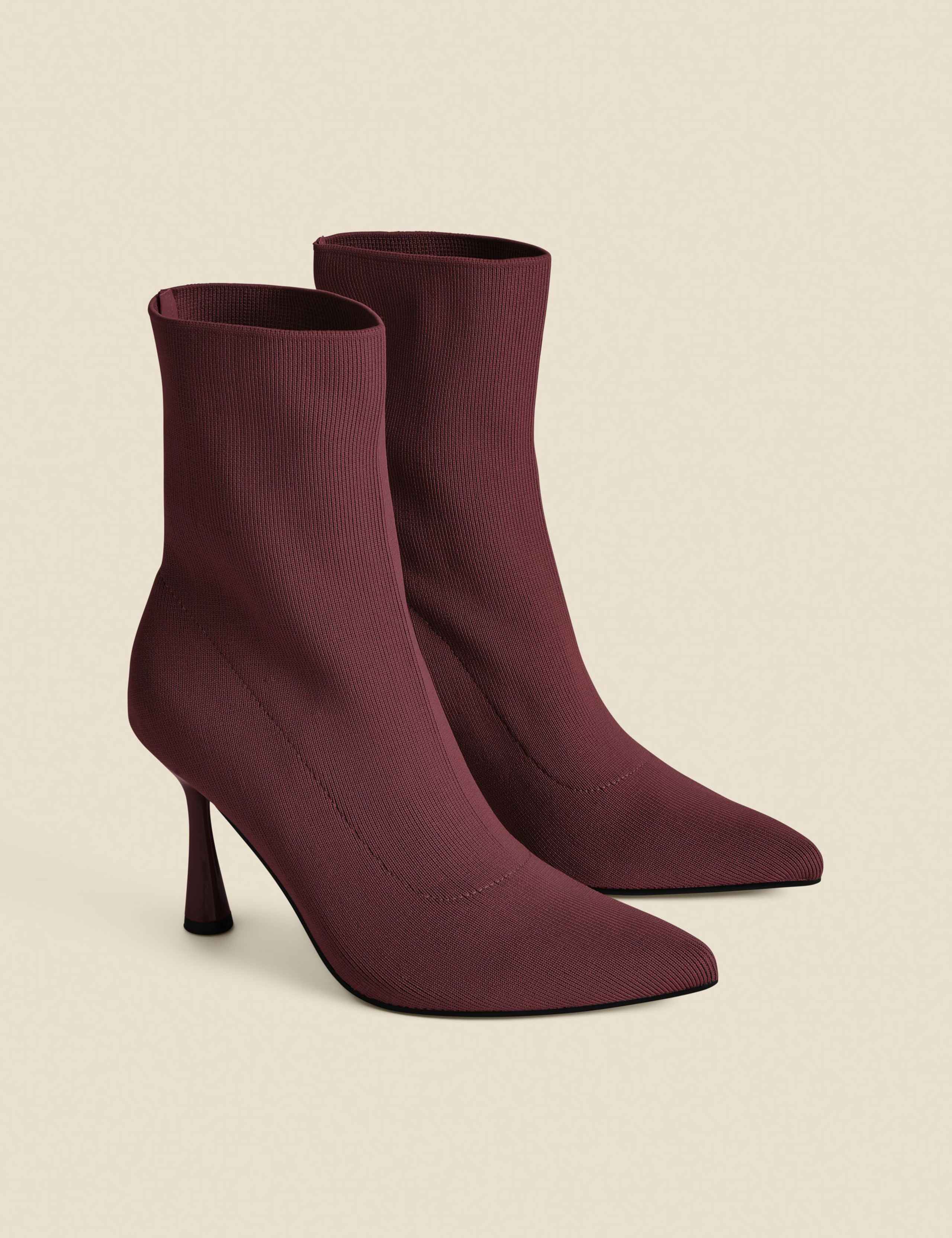 Stiletto Heel Pointed Sock Boots 2 of 4