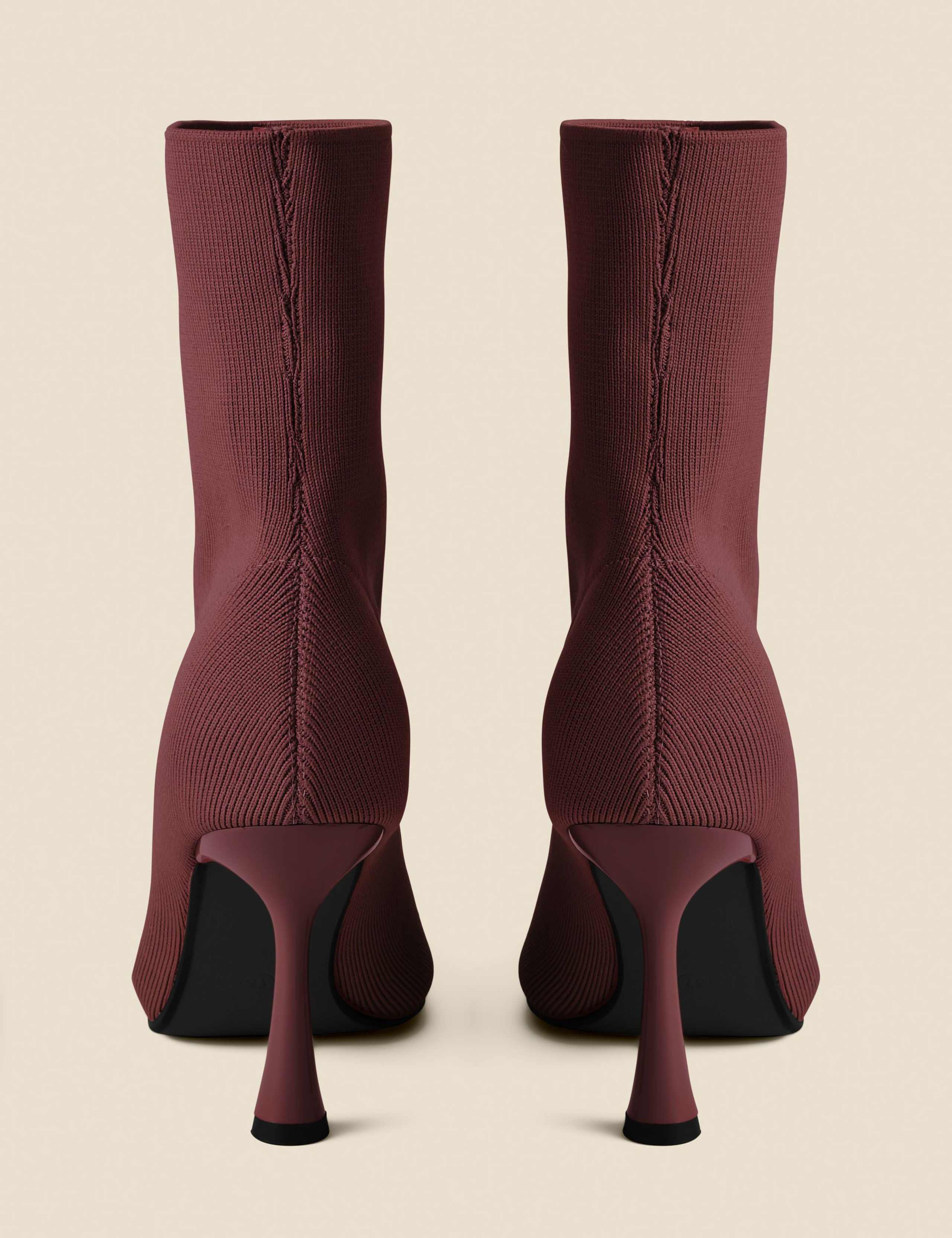 Stiletto Heel Pointed Sock Boots 3 of 4