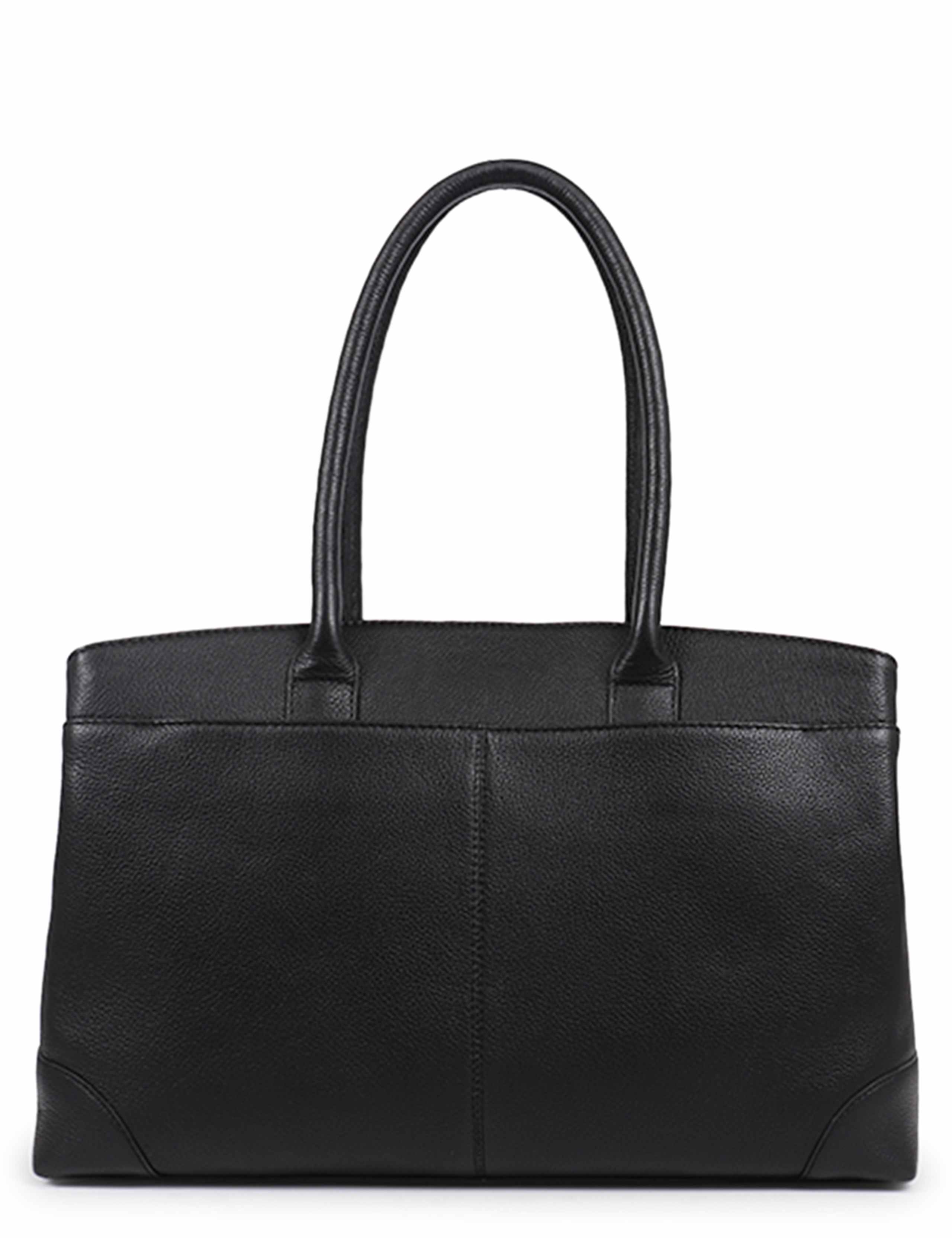 Leather Buckle Detail Tote Bag 3 of 4