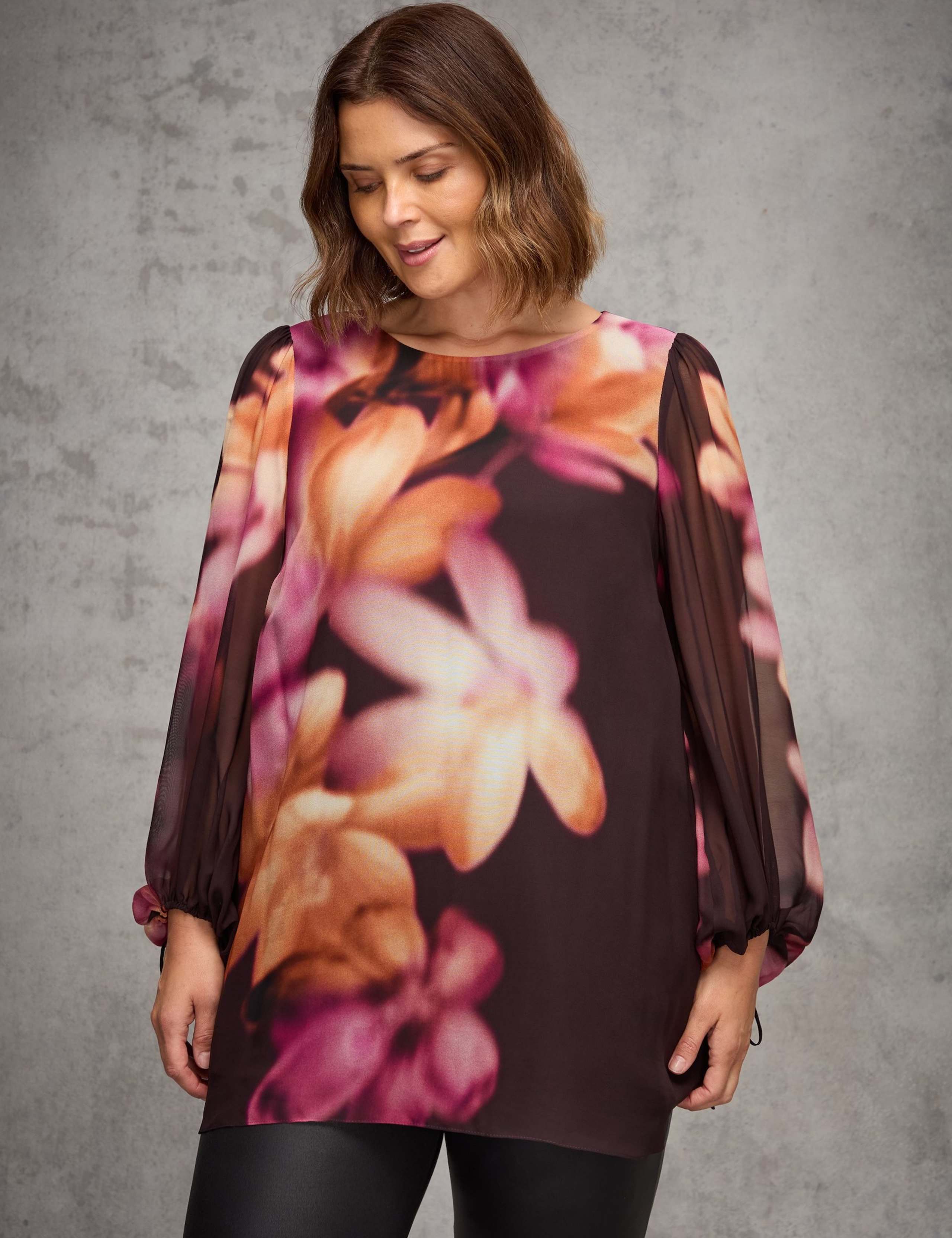 Floral Tie Sleeve Tunic 3 of 4