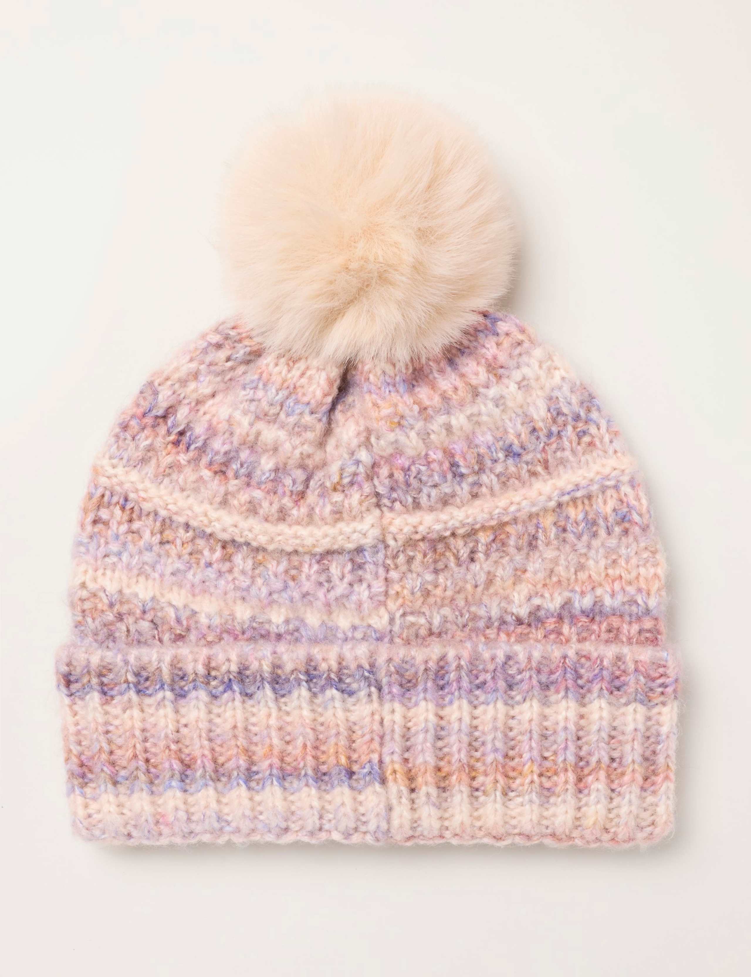 Striped Bobble Hat 2 of 3