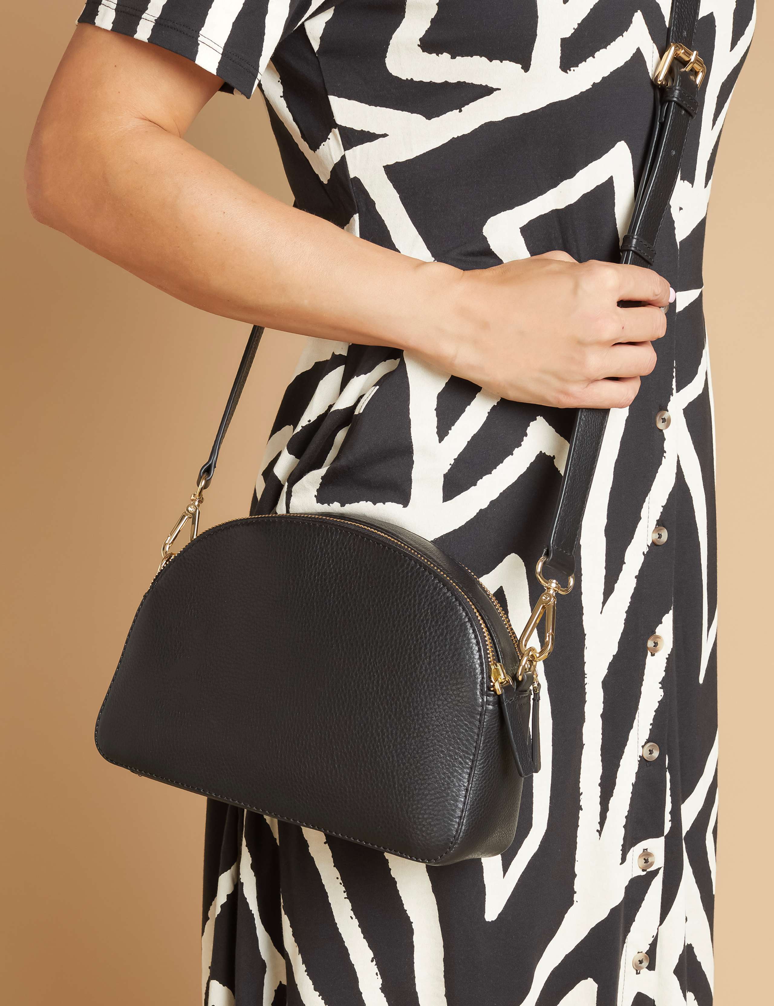 Leather Cross Body Bag 1 of 4