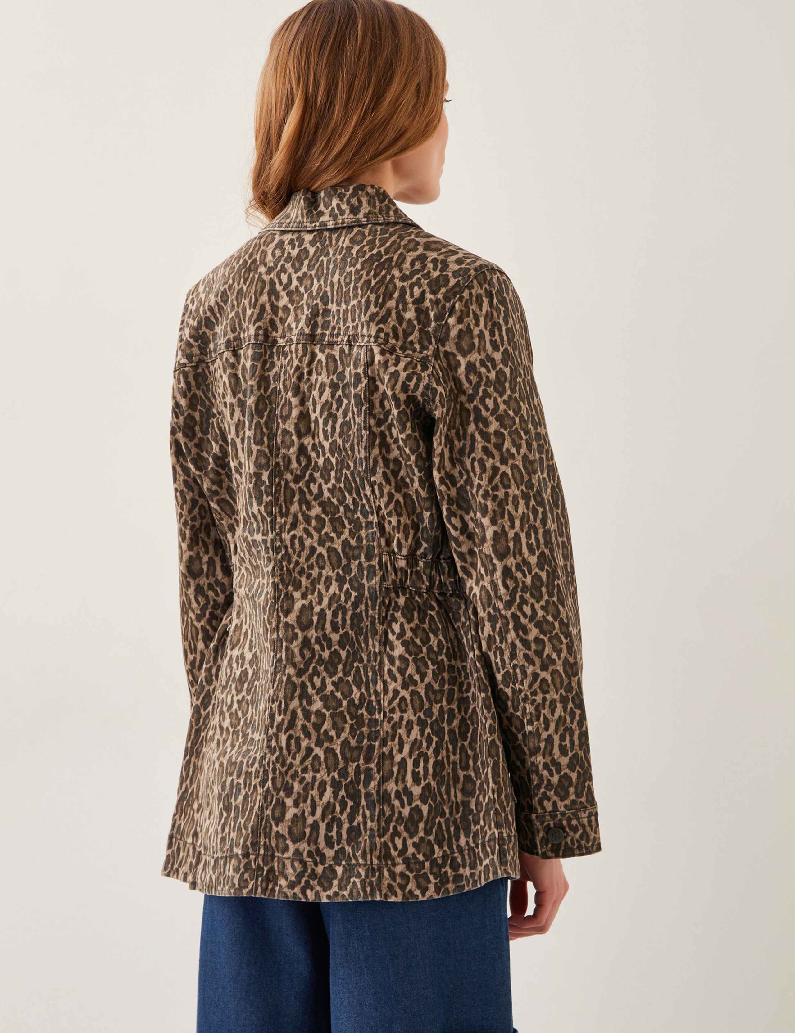 Cotton Rich Animal Print Shacket 4 of 4