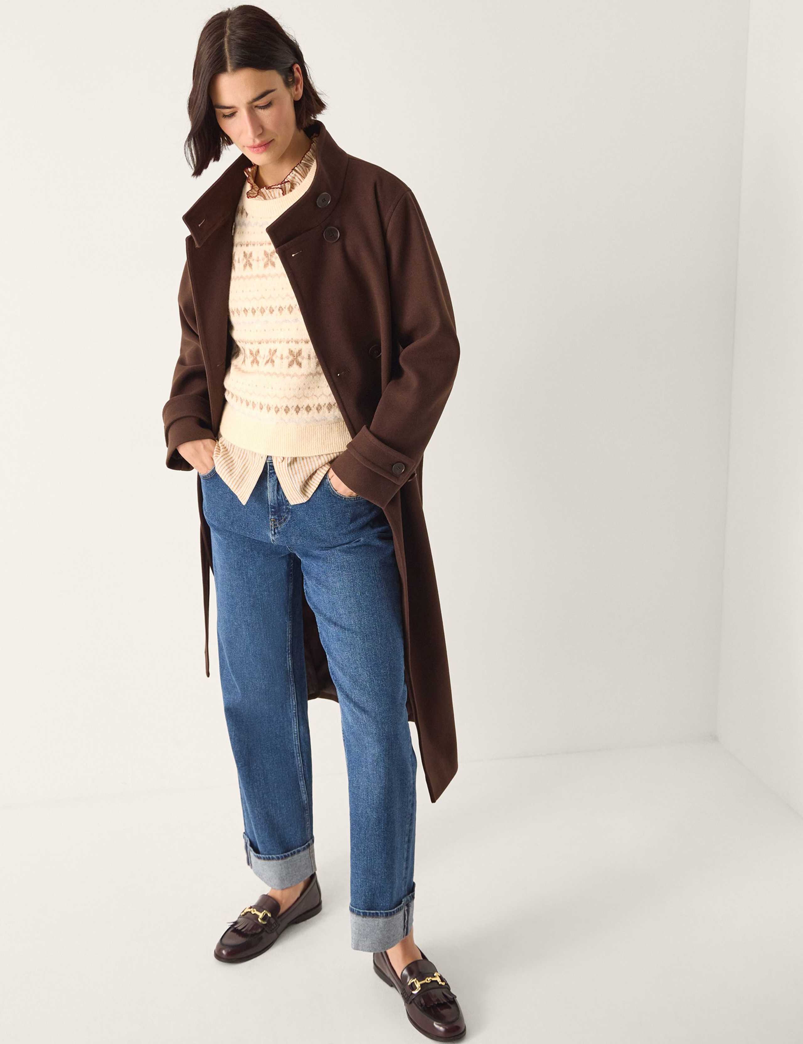 Fair Isle Crew Neck Knitted Vest 4 of 5