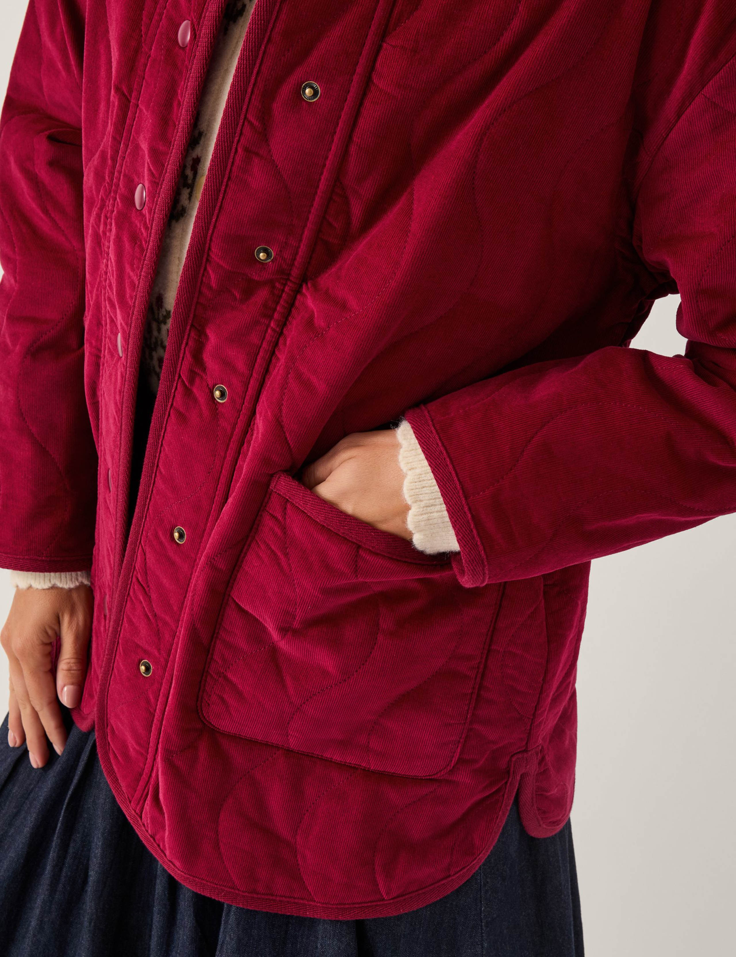Cord Quilted Lightweight Jacket 3 of 5