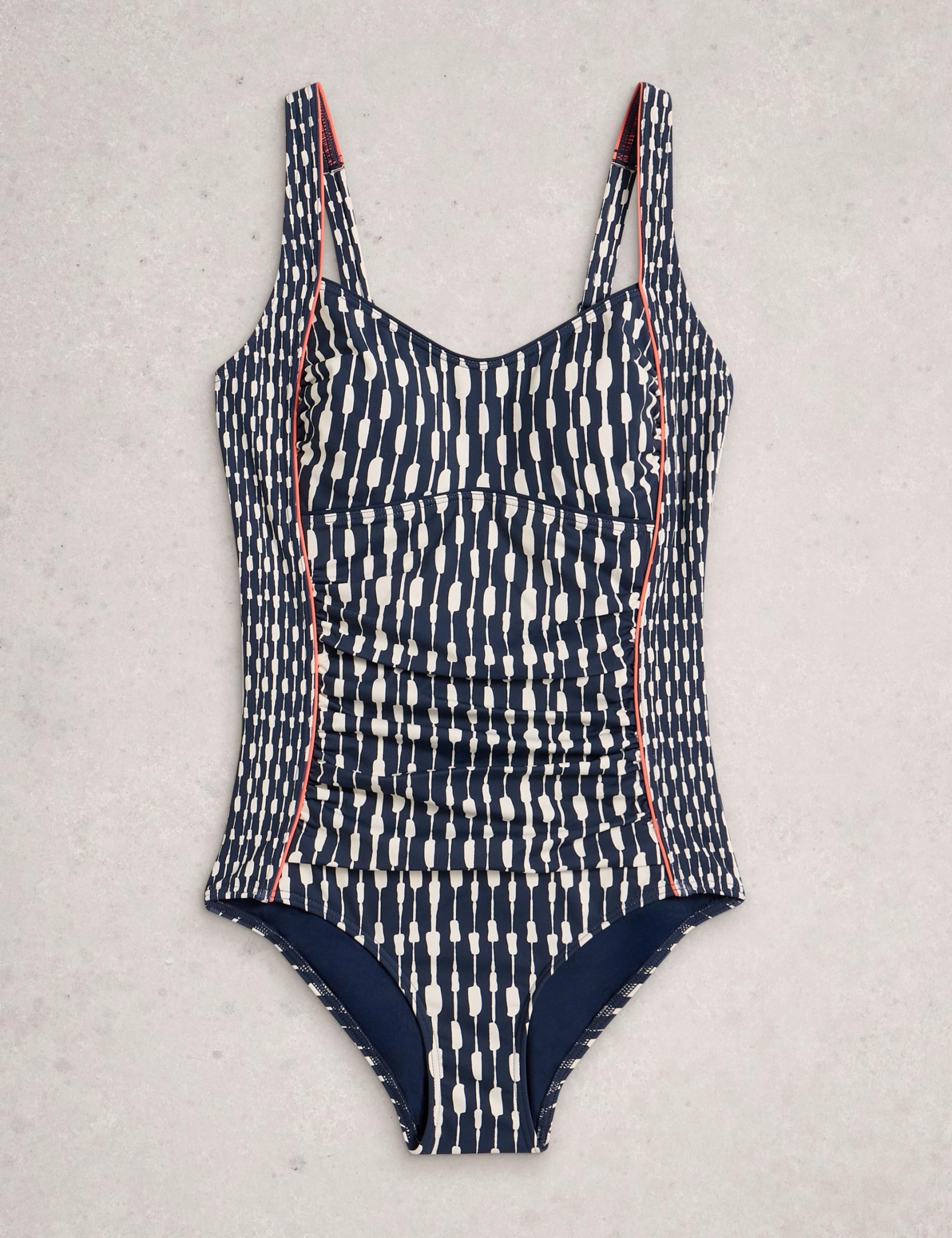 Splash Control Printed Ruched Swimsuit 2 of 6