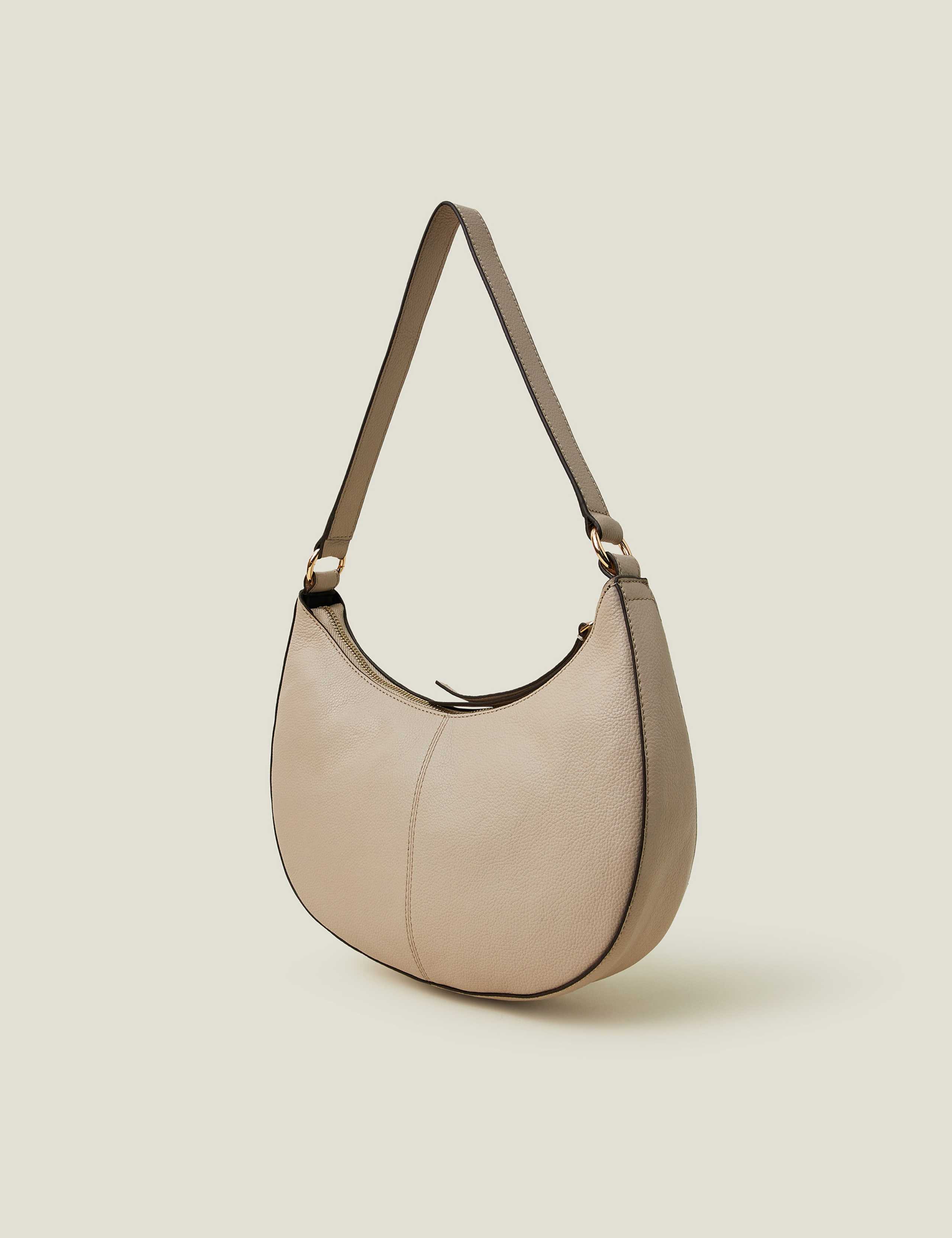 Leather Pebble Grain Shoulder Bag 2 of 4
