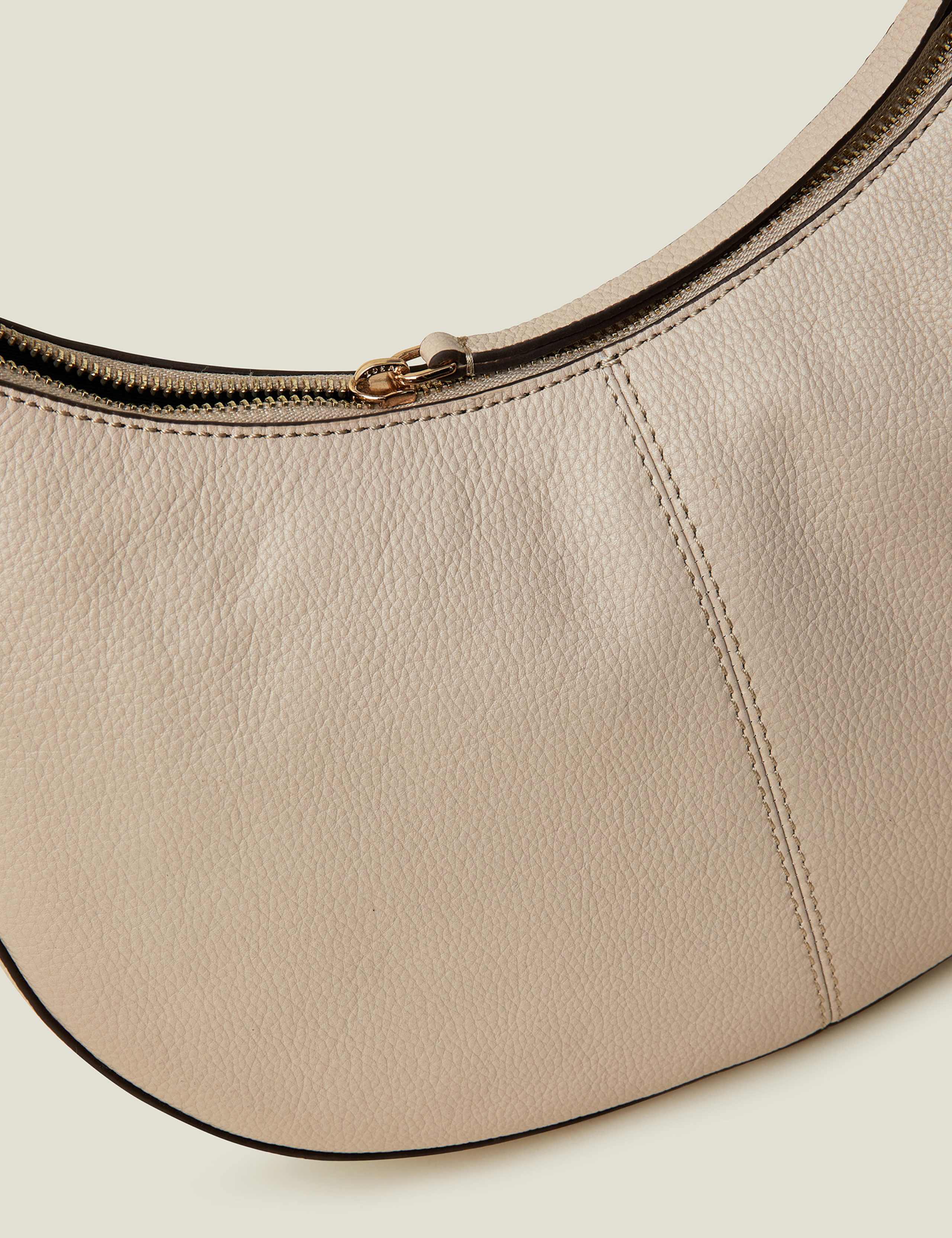 Leather Pebble Grain Shoulder Bag 3 of 4