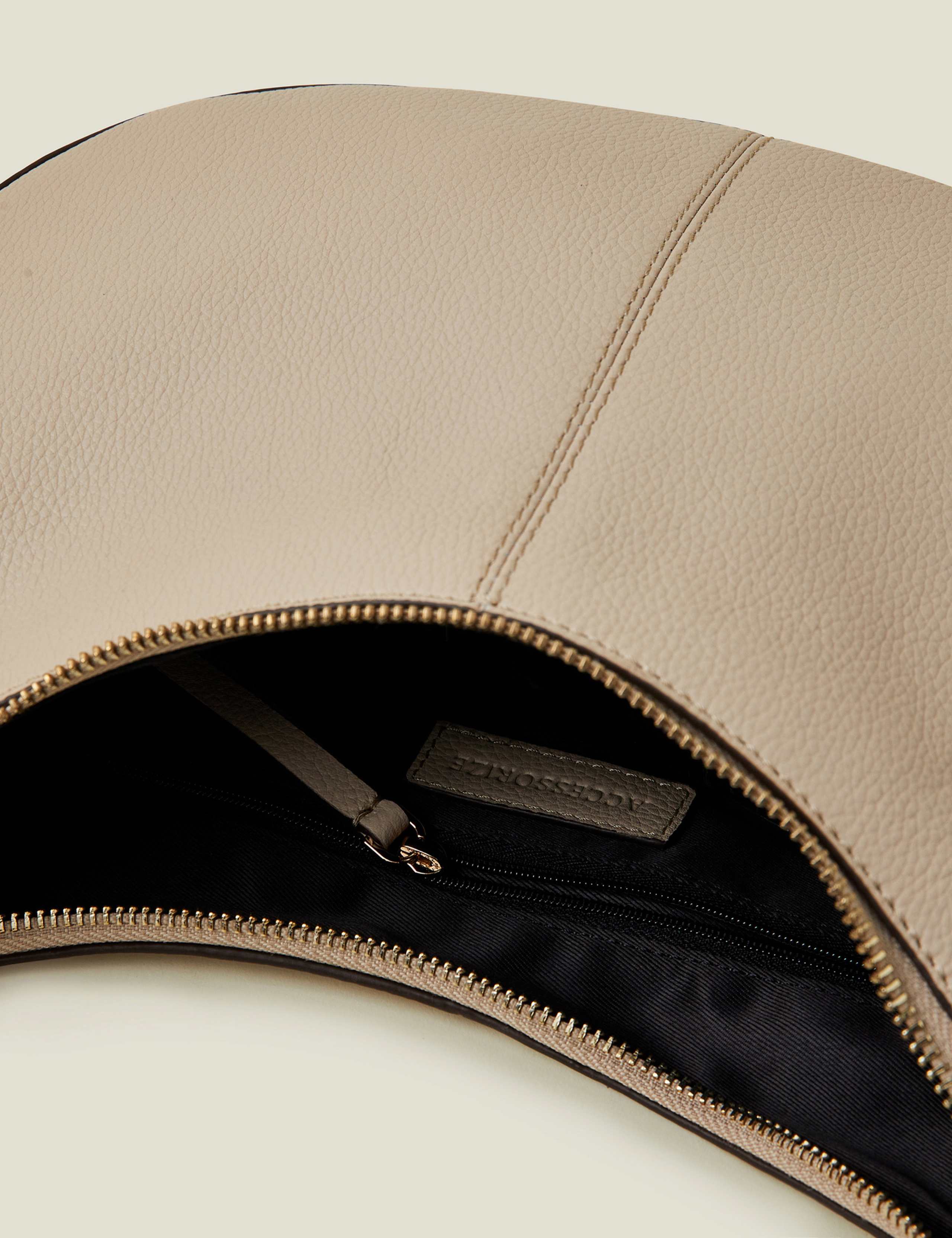 Leather Pebble Grain Shoulder Bag 4 of 4