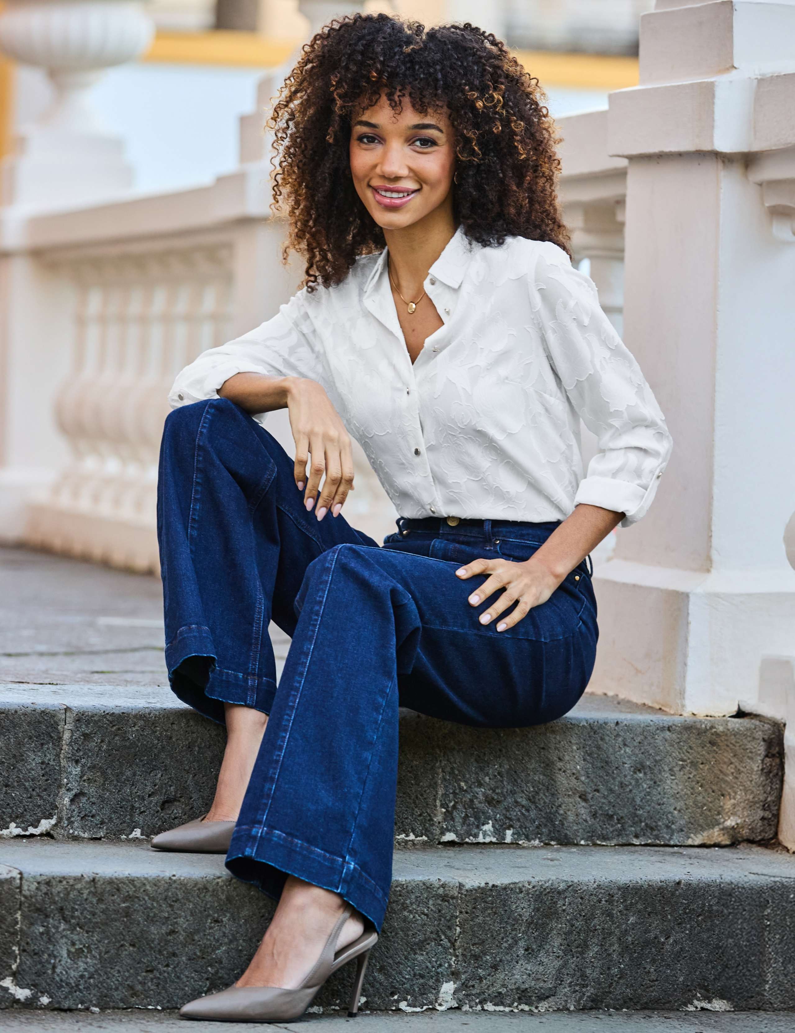 Sheer Floral Shirt 2 of 5