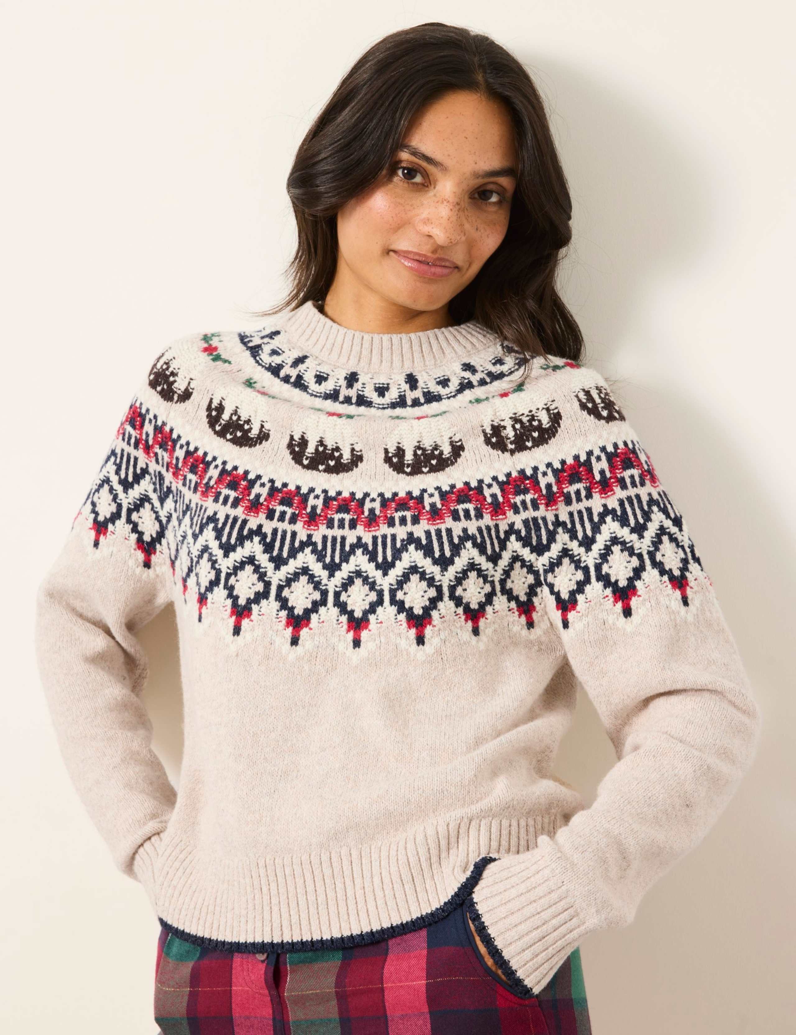 Fair Isle Crew Neck Jumper 1 of 6