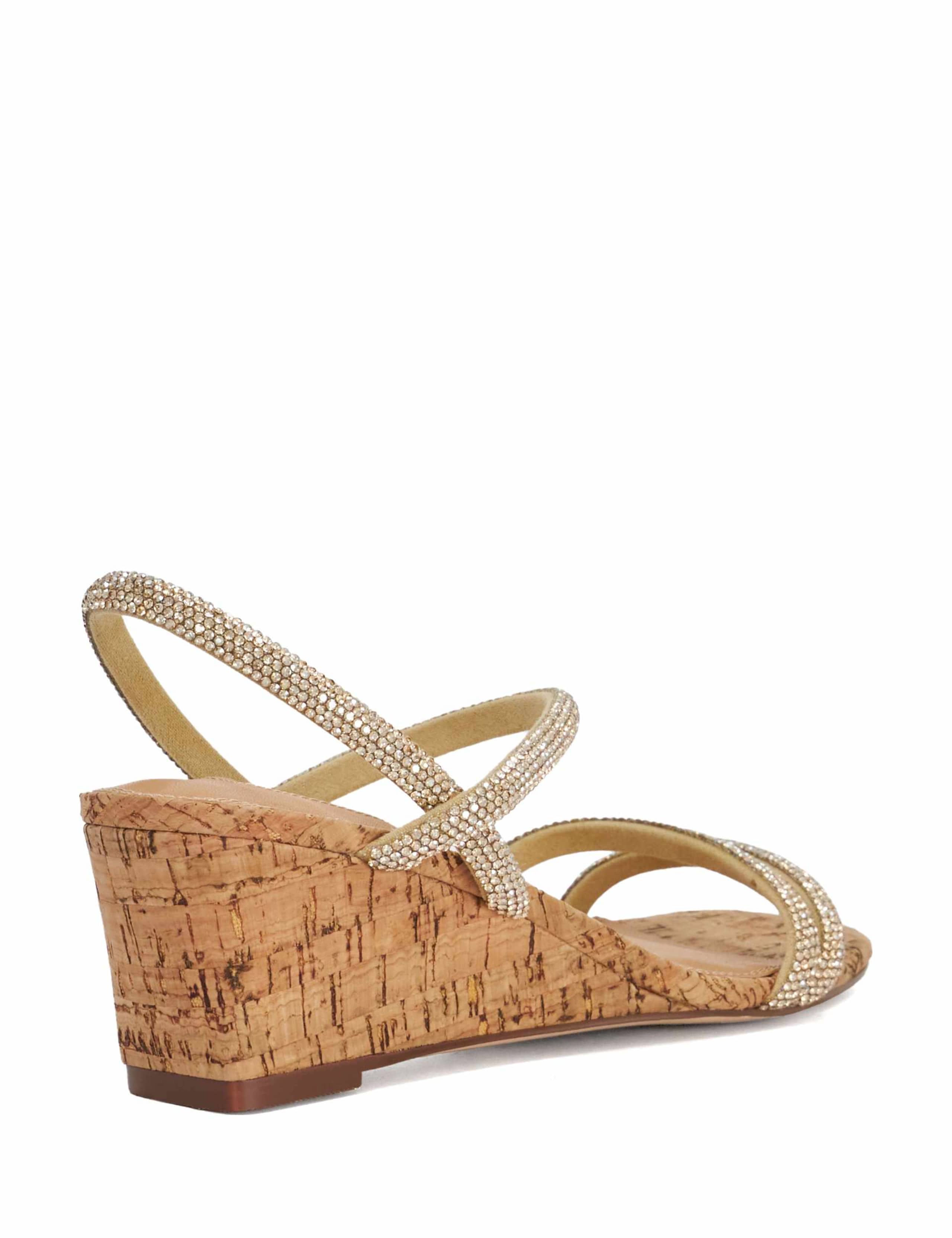 Sparkle Strappy Wedge Sandals 5 of 6