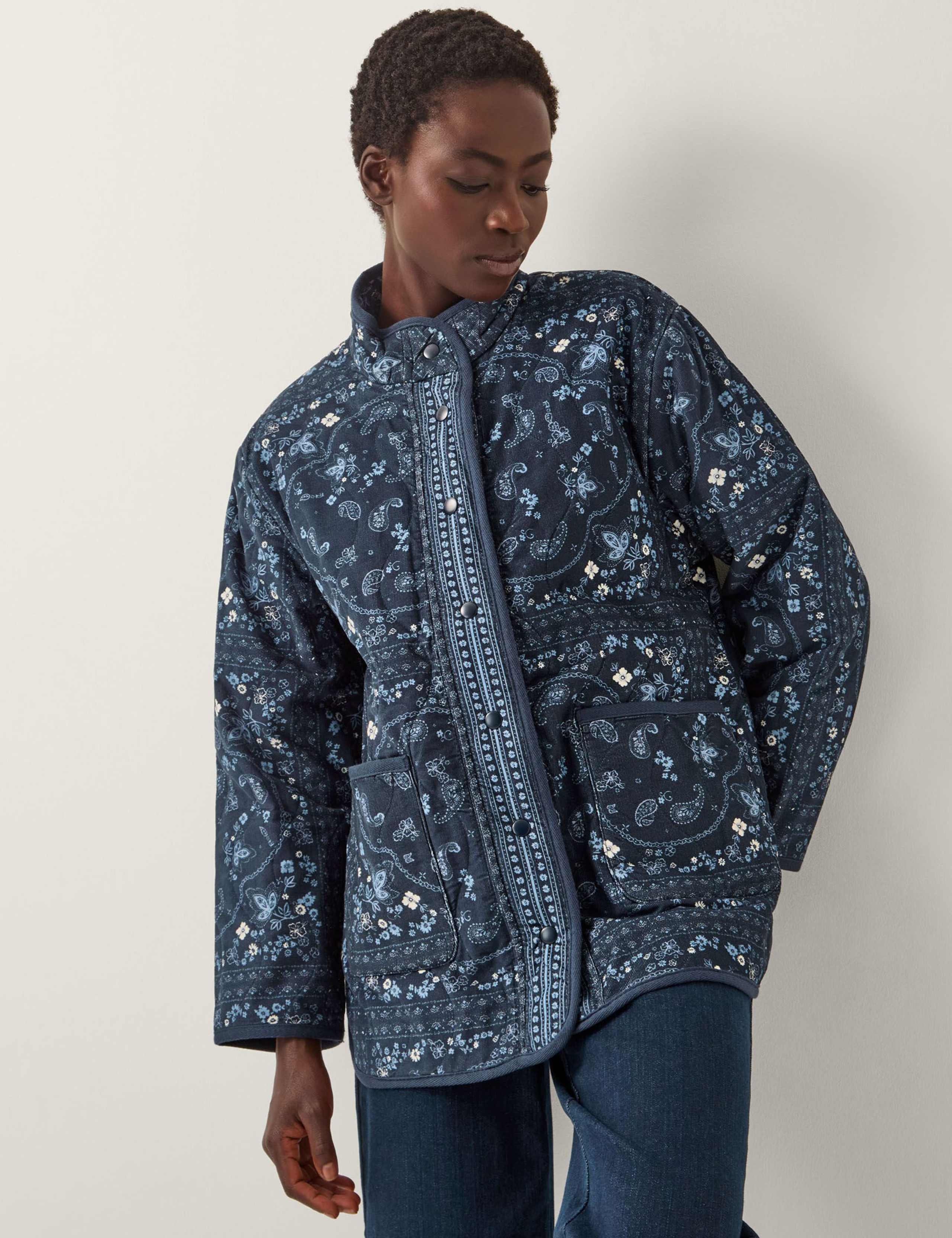 Cord Paisley Print Lightweight Jacket 1 of 4