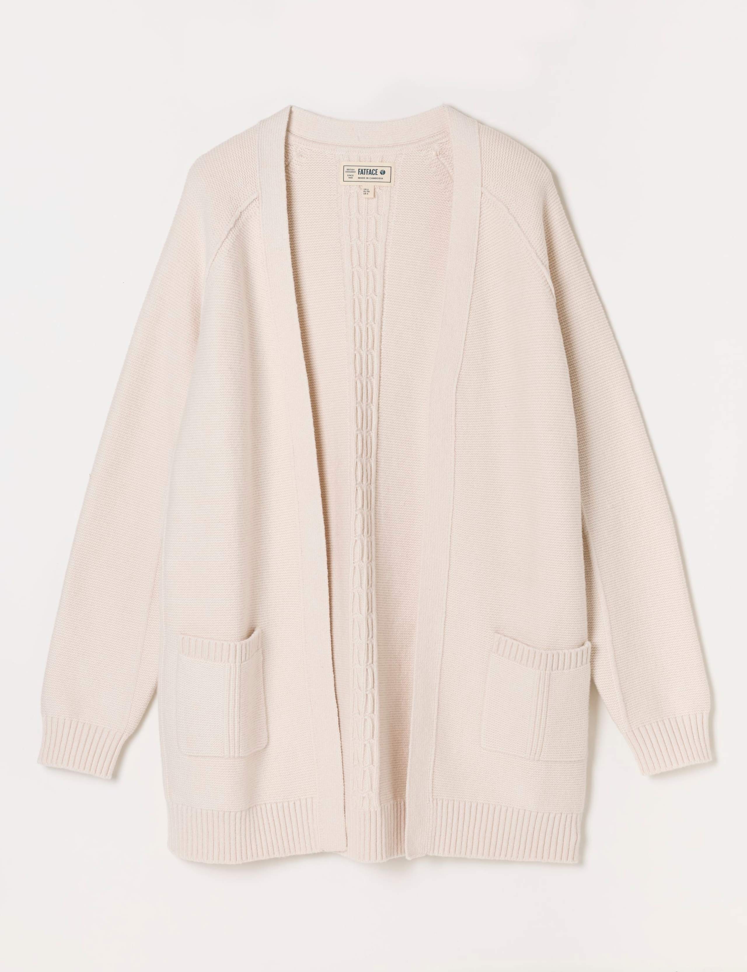 Cotton Rich Edge to Edge Longline Cardigan 2 of 5