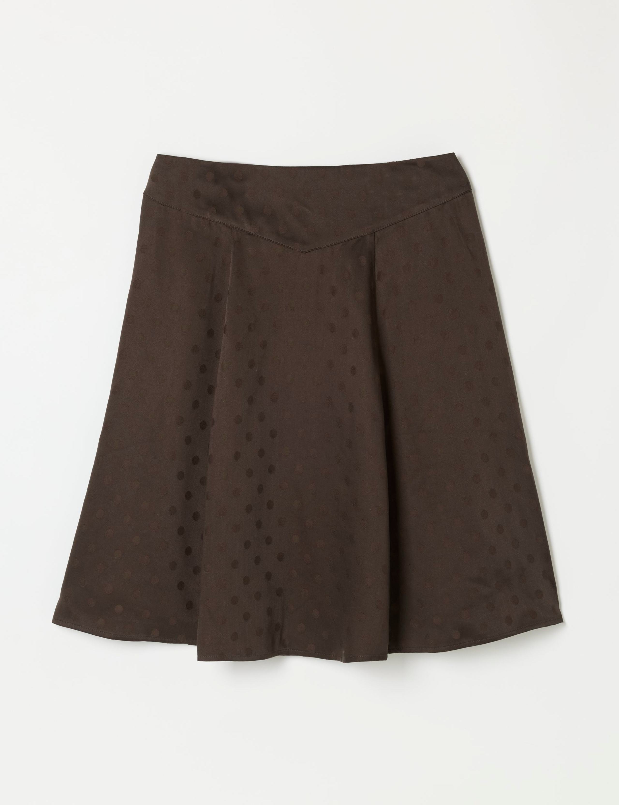 Jacquard Polka Dot Mini A-Line Skirt 2 of 6