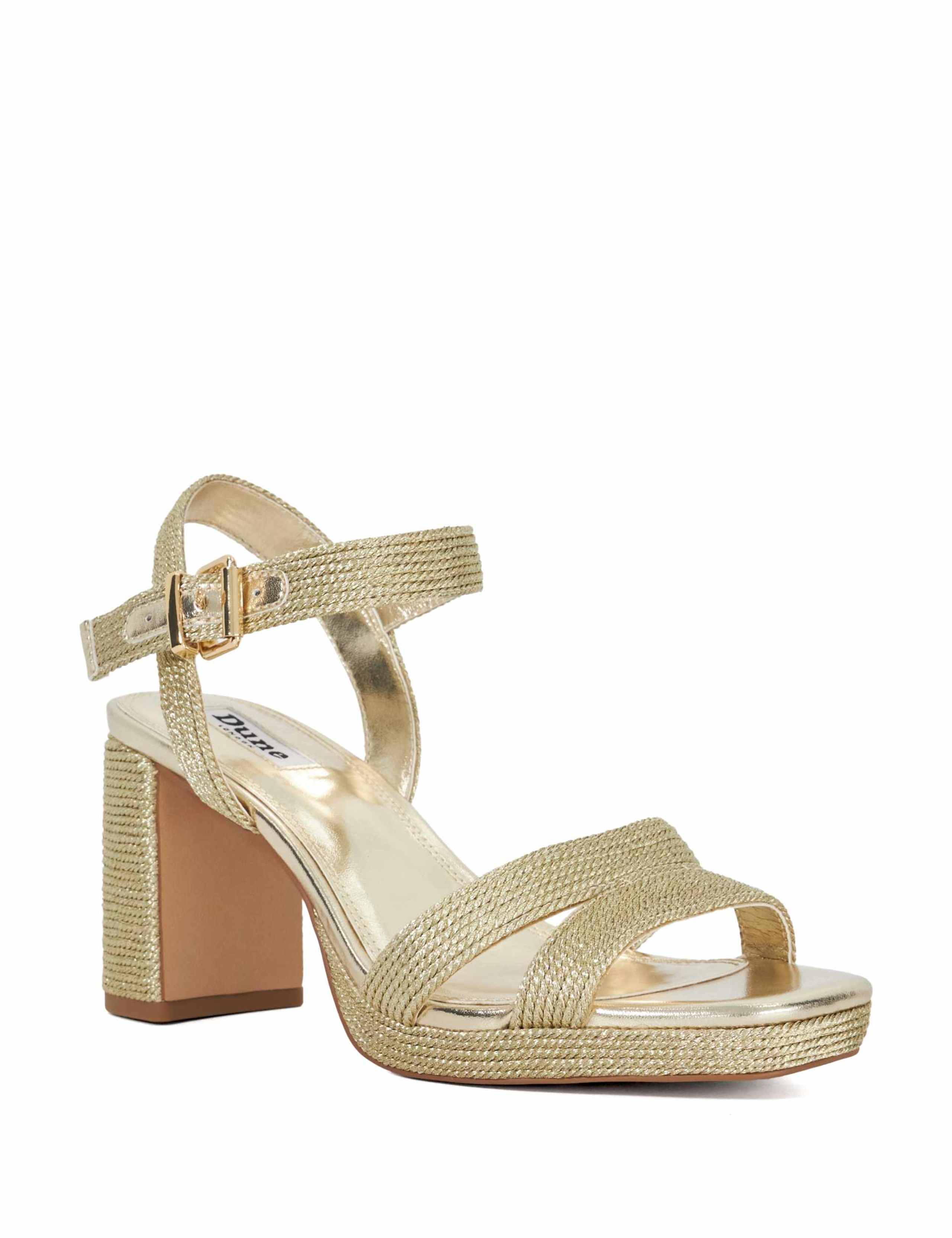 Buckle Ankle Strap Block Heel Sandals 4 of 6