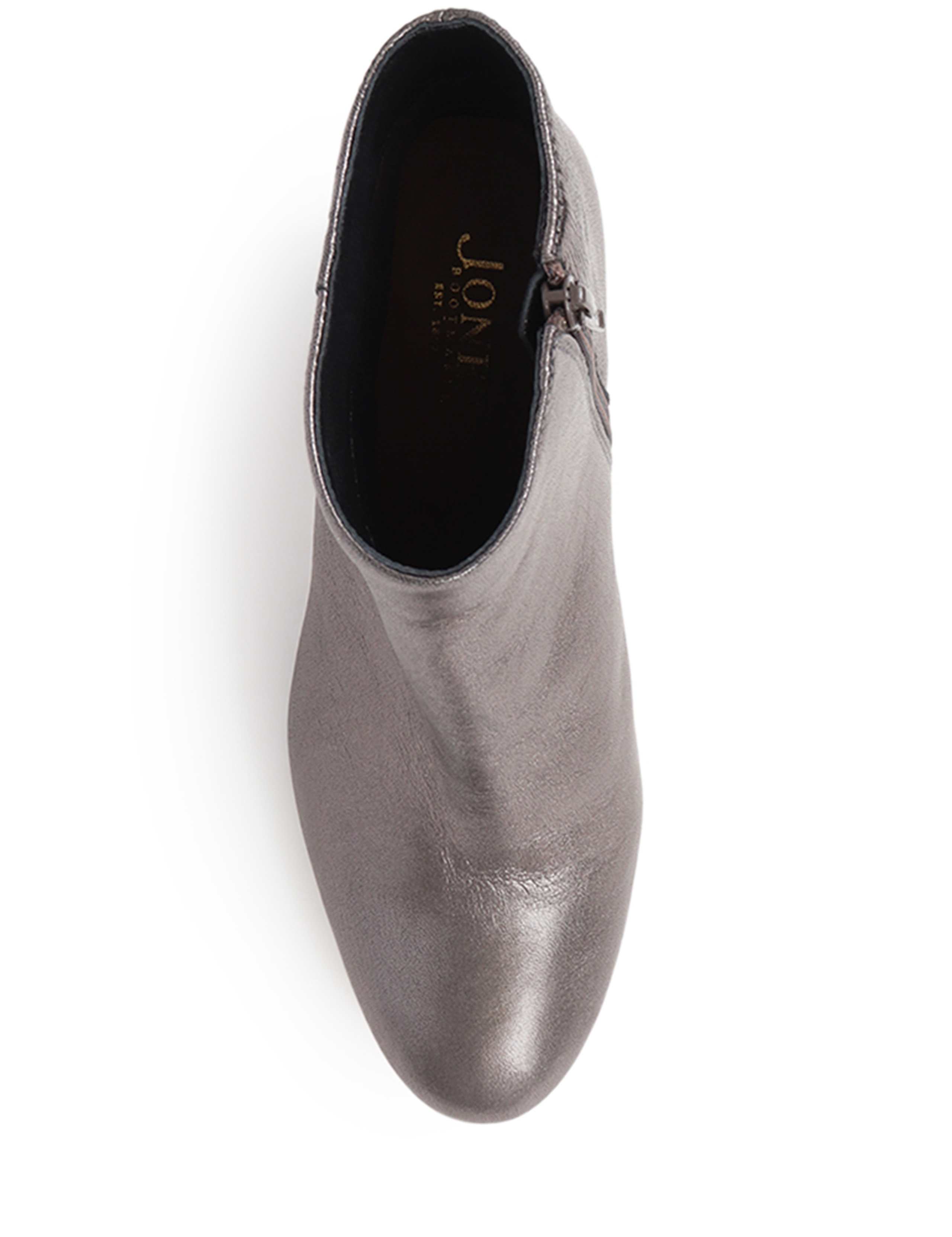 Leather Block Heel Ankle Boots 4 of 7