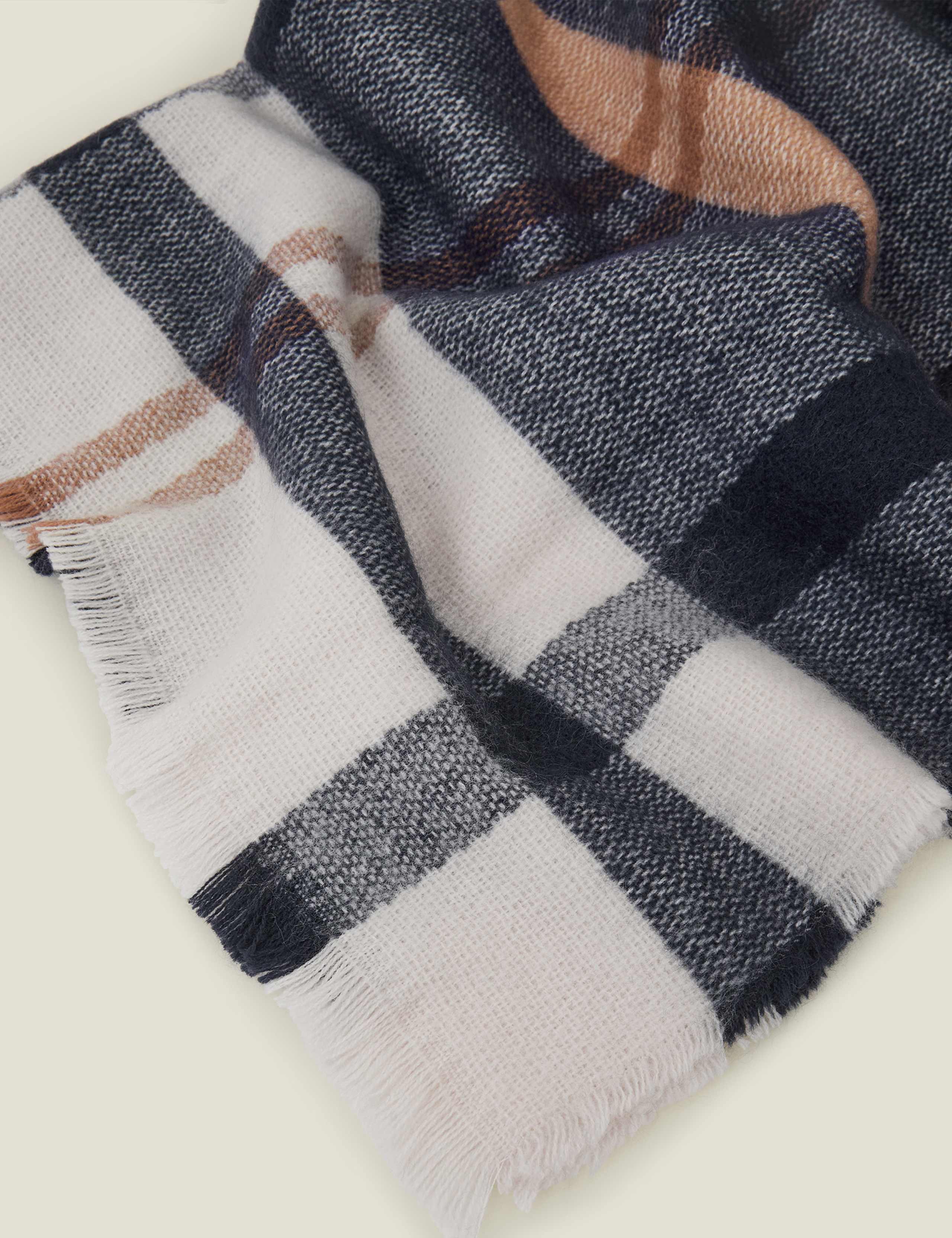 Checked Blanket Scarf 3 of 3