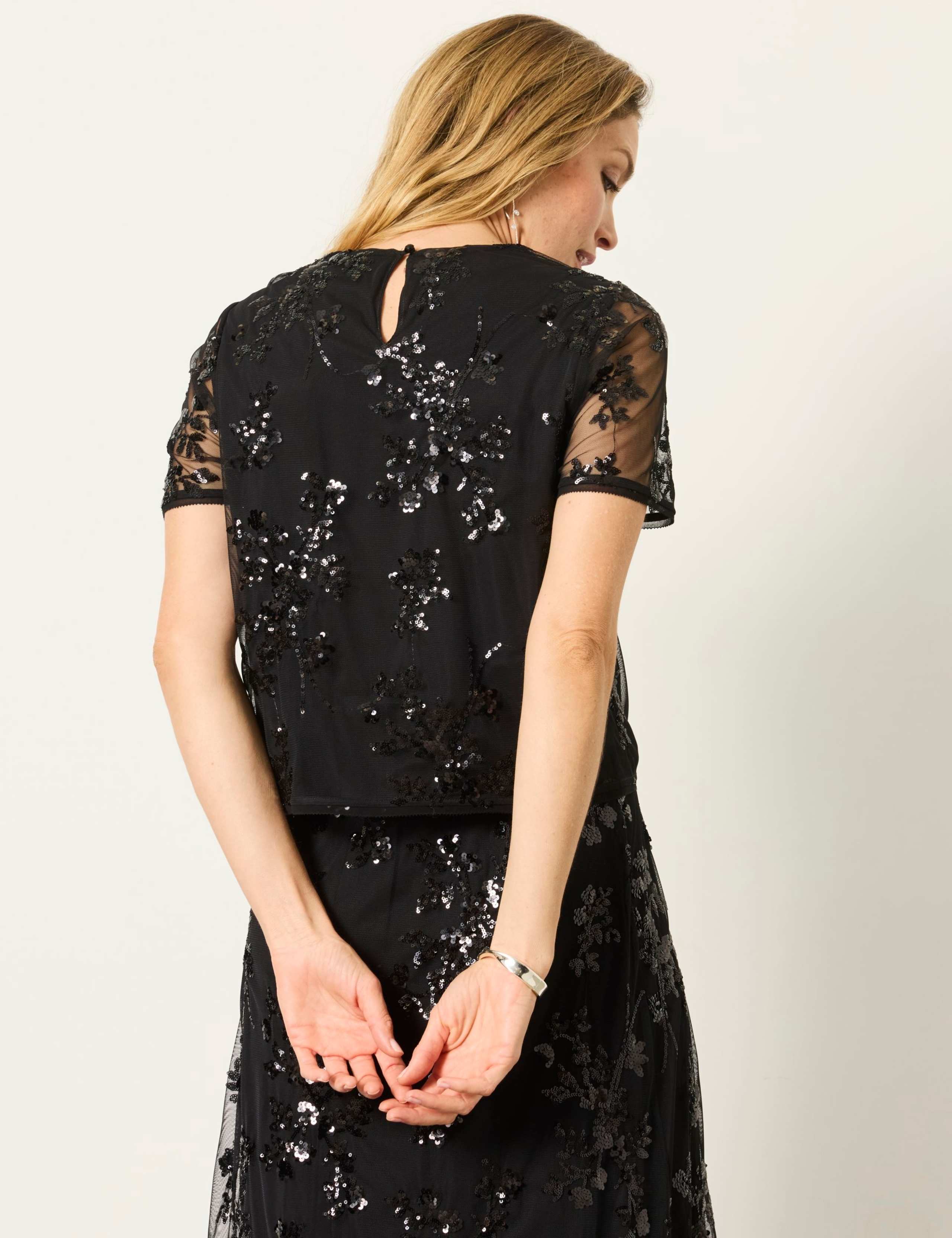 Sequin Embellished Top 3 of 6