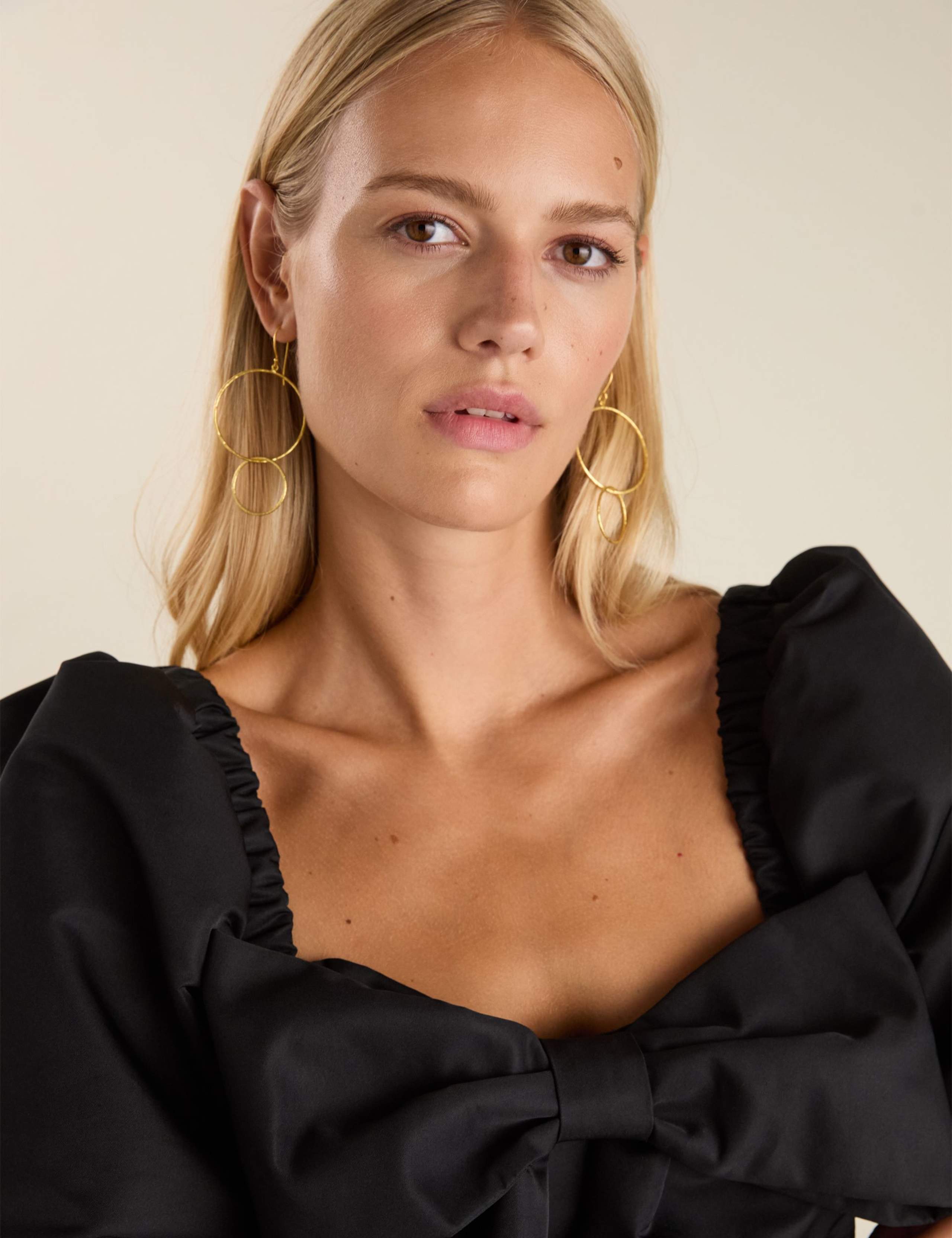 Bow Detail Midi Skater Dress 4 of 6