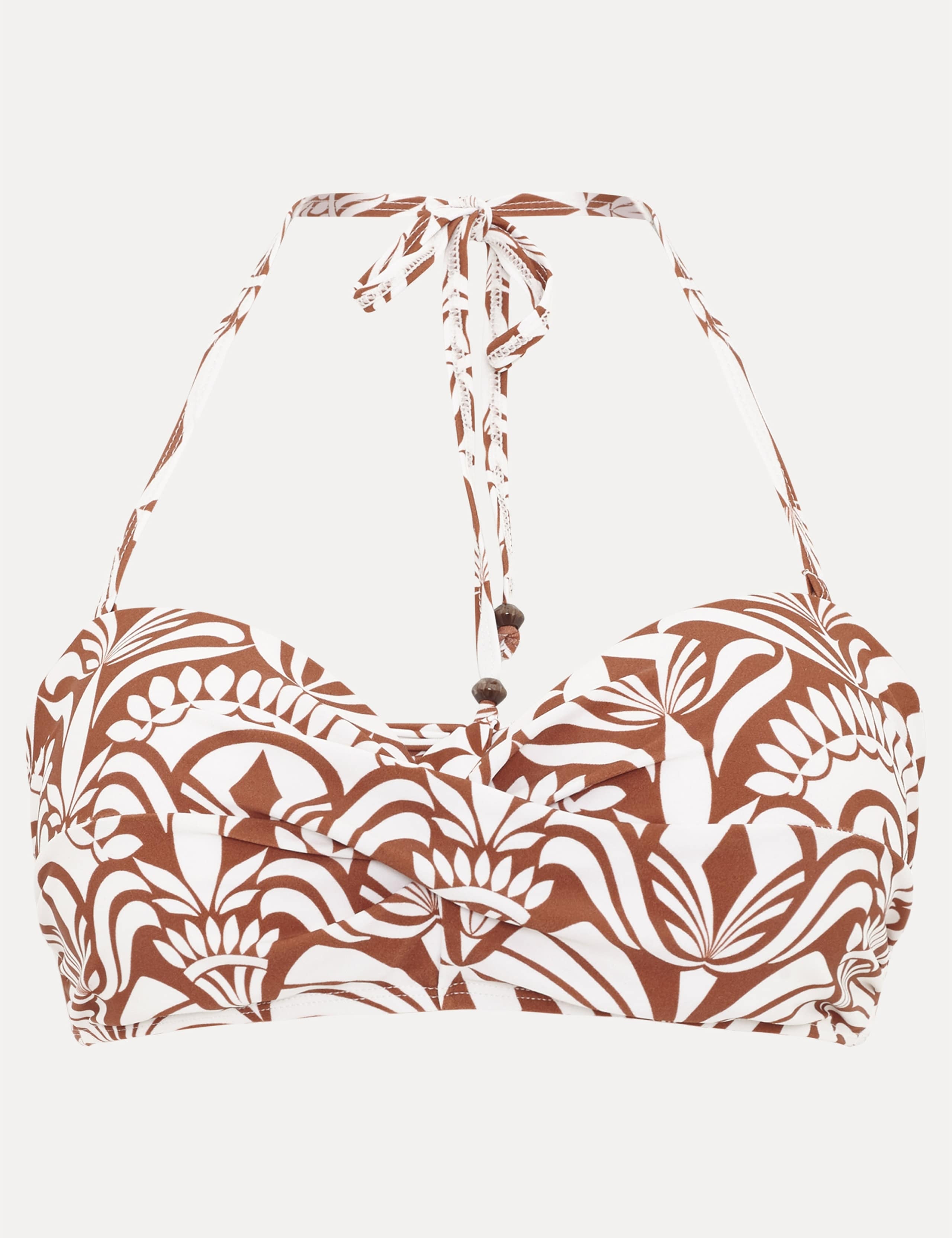 Printed Bandeau Bikini Top 2 of 6