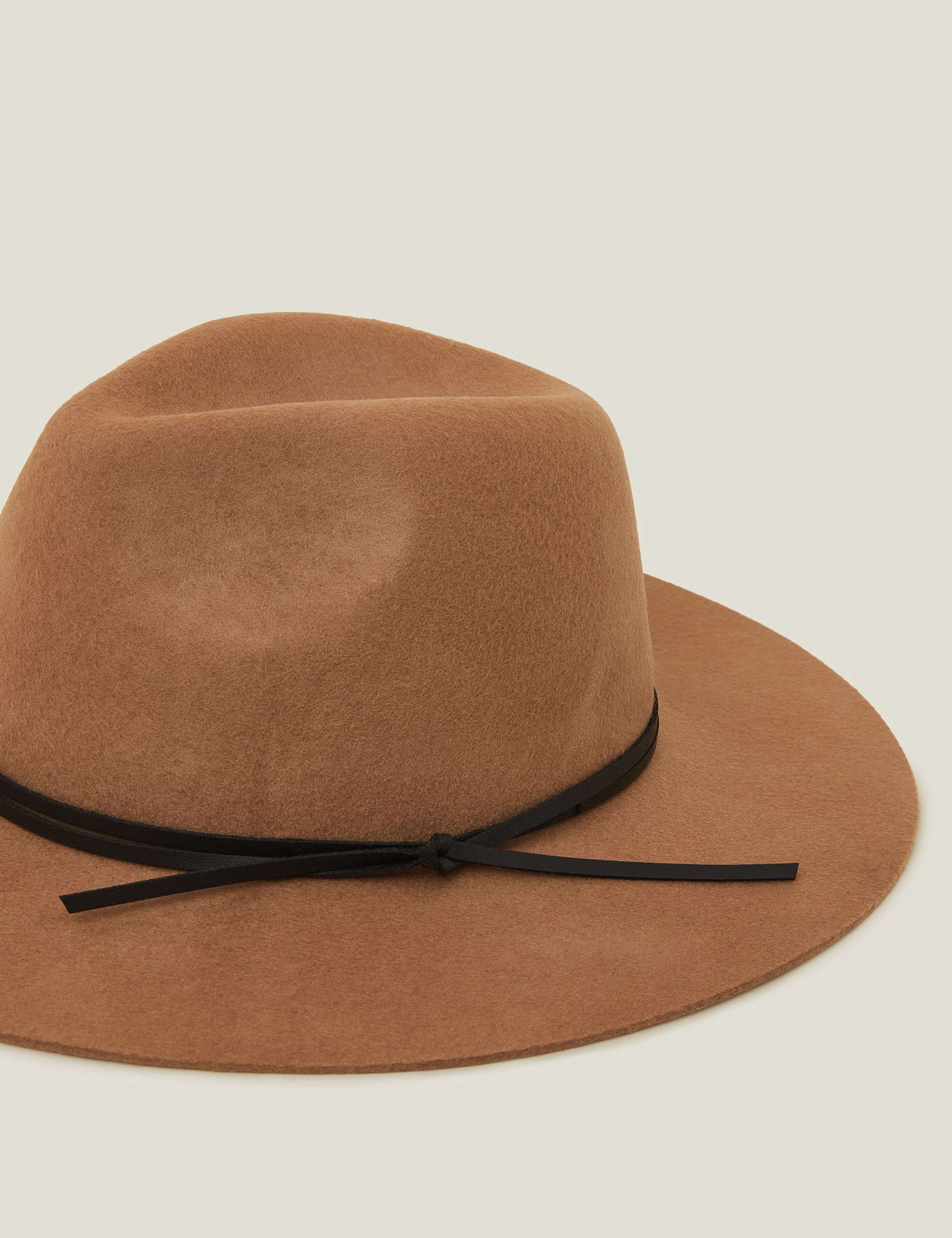 Pure Wool Fedora Hat 3 of 4