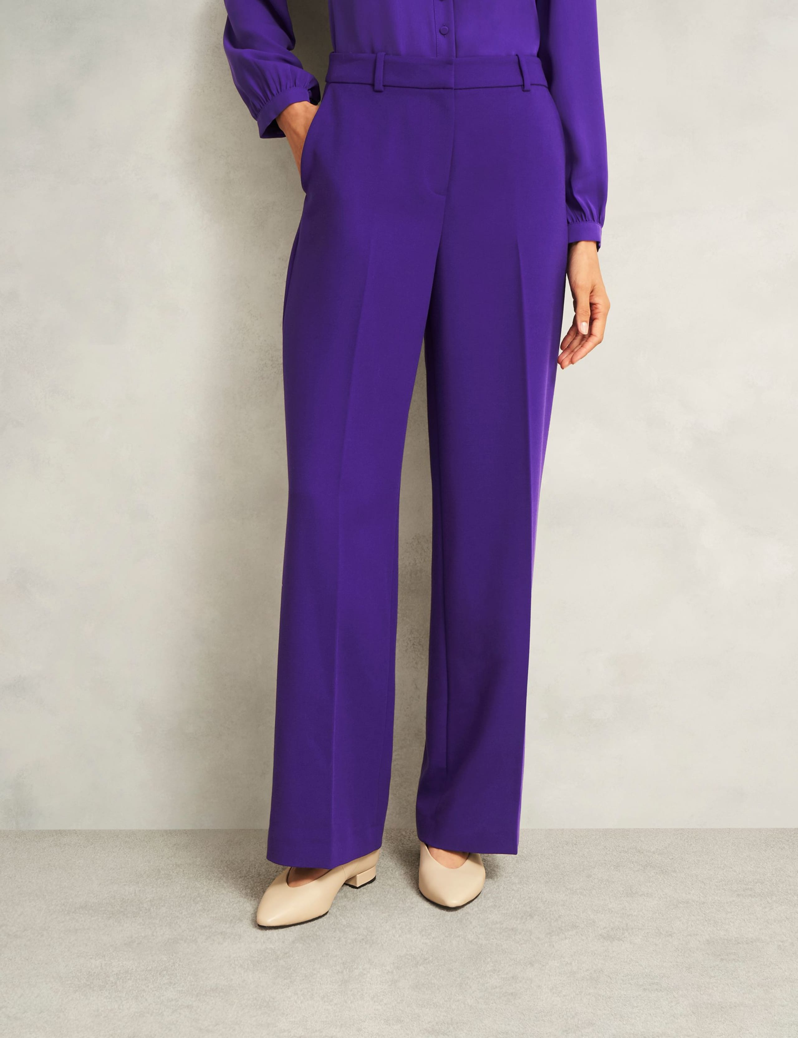 Pleated Flared Trousers 5 of 5