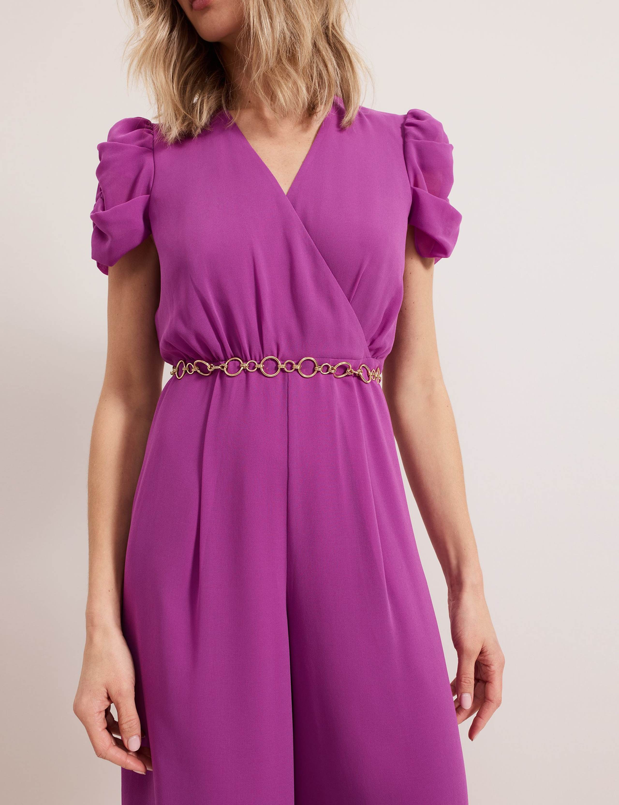 Belted Wide Leg Jumpsuit 4 of 7