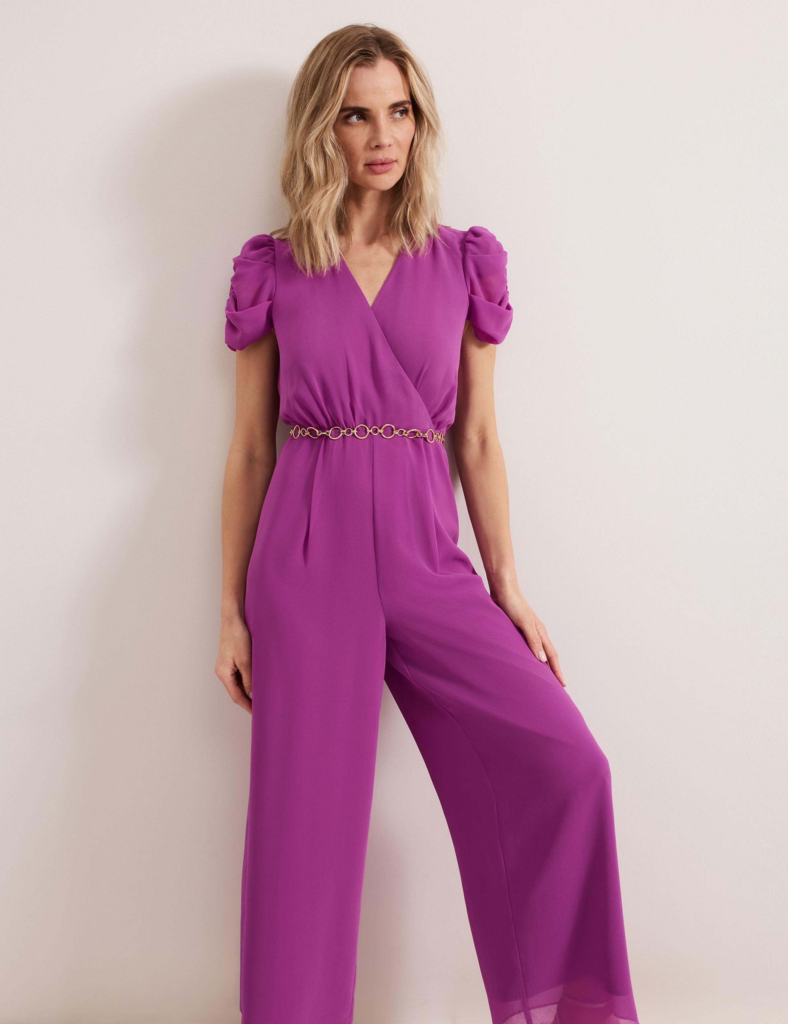 Belted Wide Leg Jumpsuit 6 of 7
