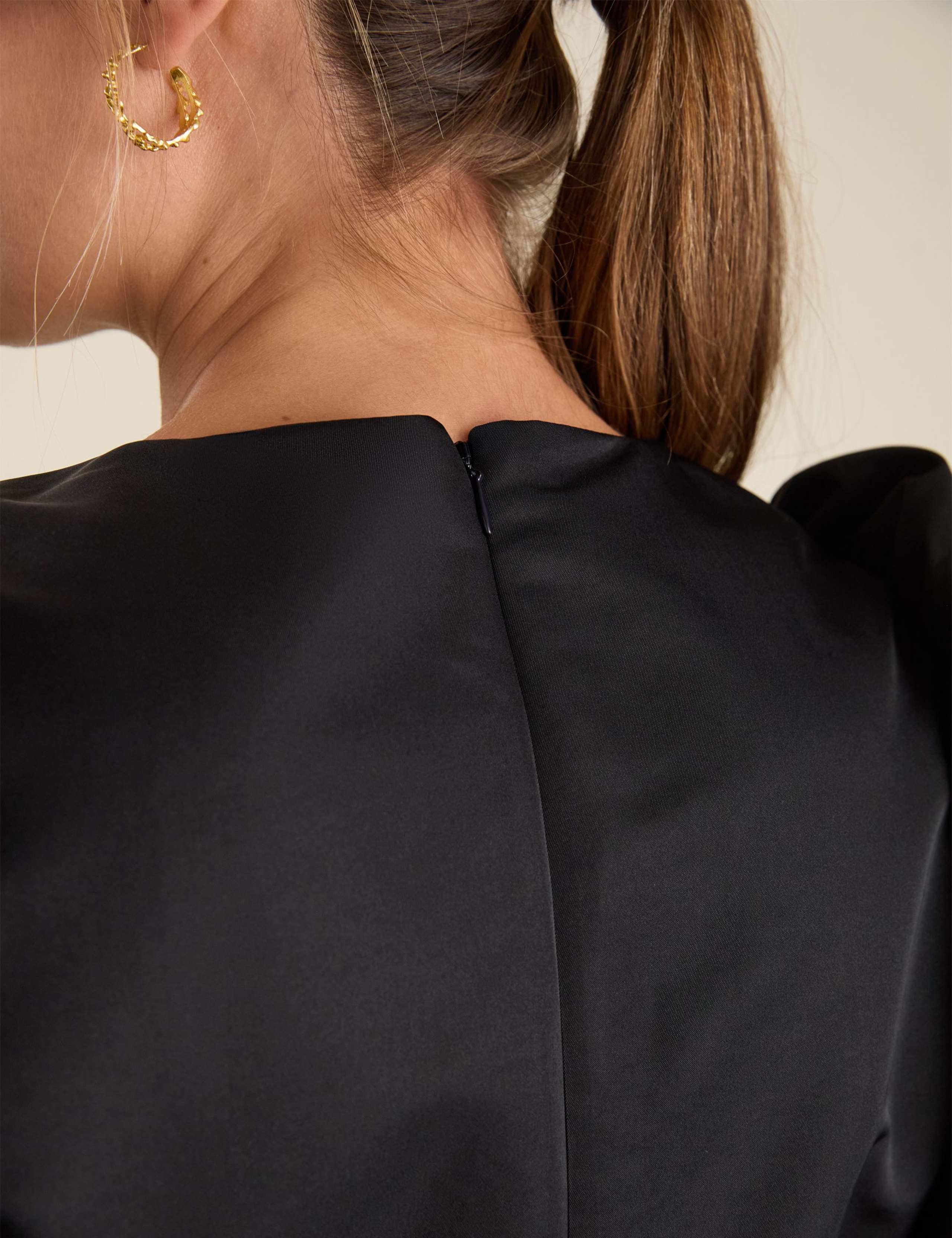 Bow Detail V-Neck Blouse 2 of 3