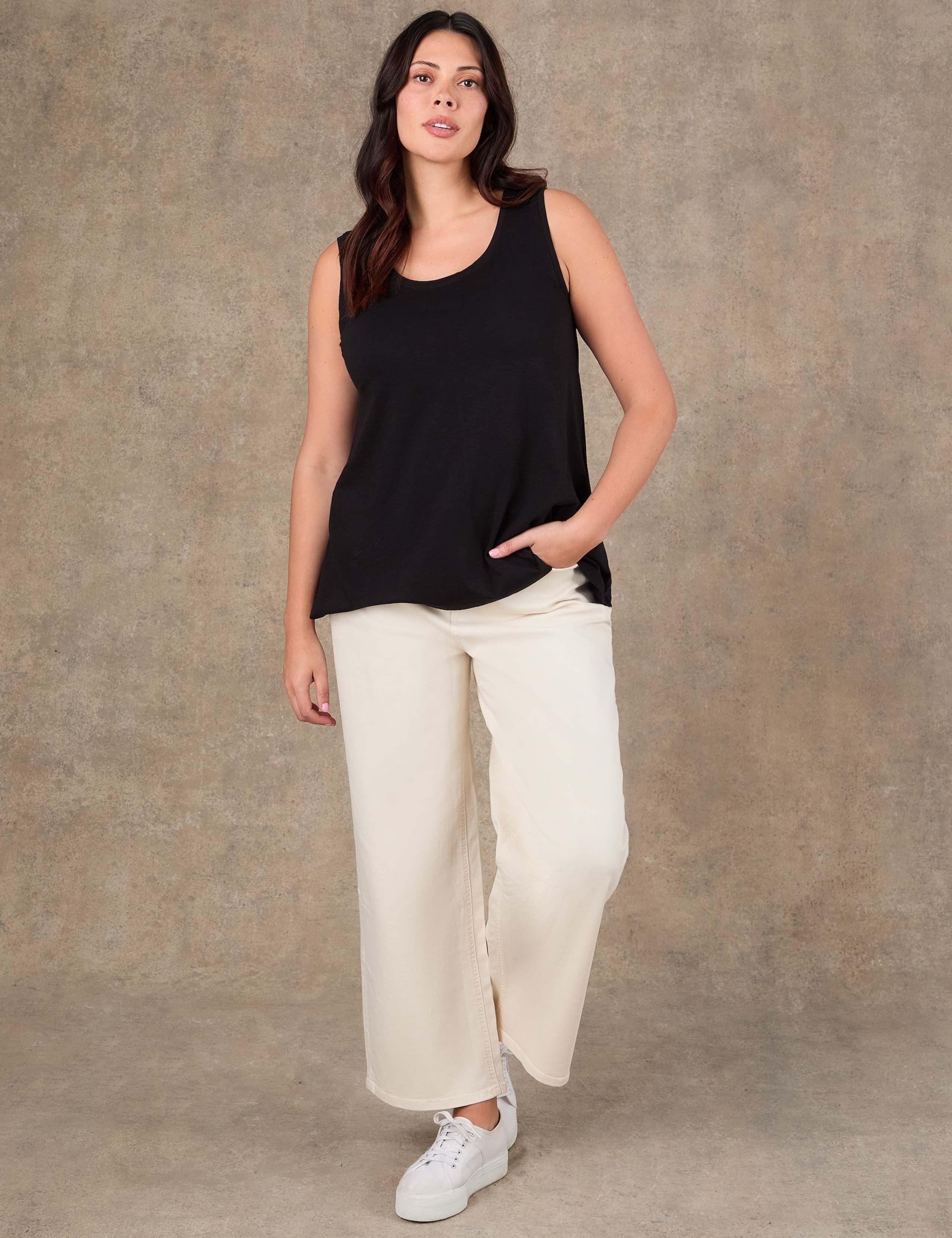 Pure Cotton Scoop Neck Vest 2 of 4