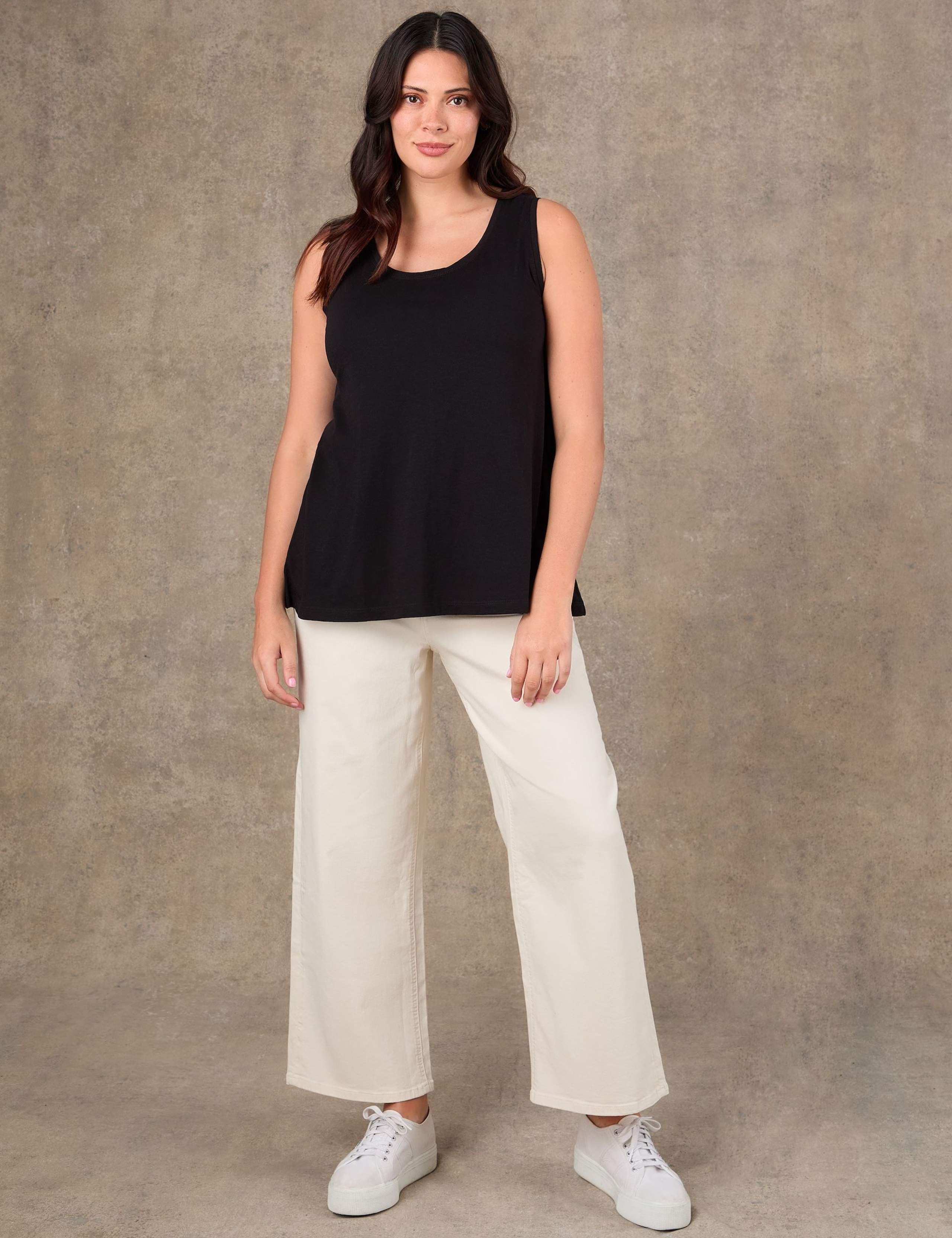 Pure Cotton Scoop Neck Vest 3 of 4