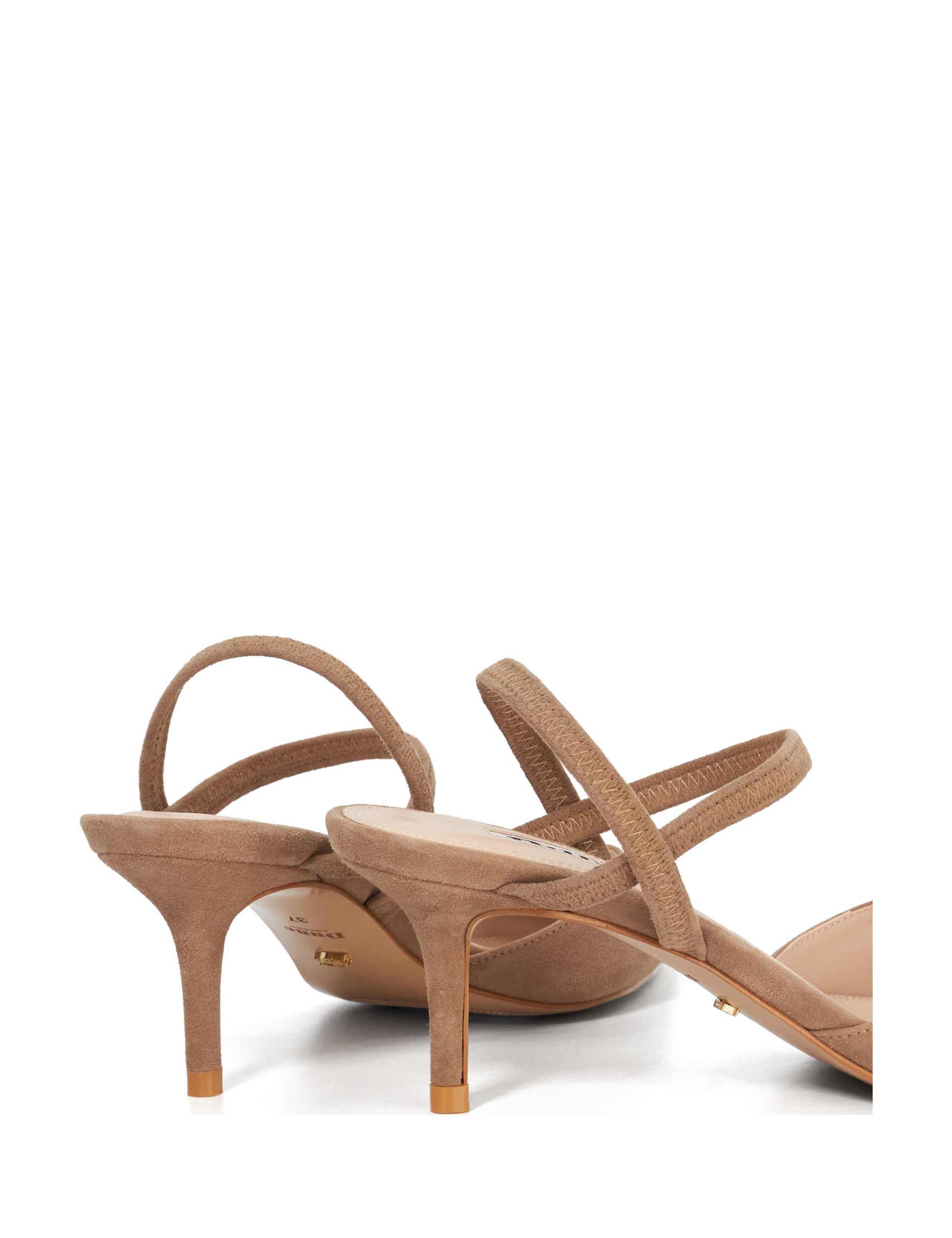 Leather Stiletto Heel Pointed Court Shoe 5 of 5