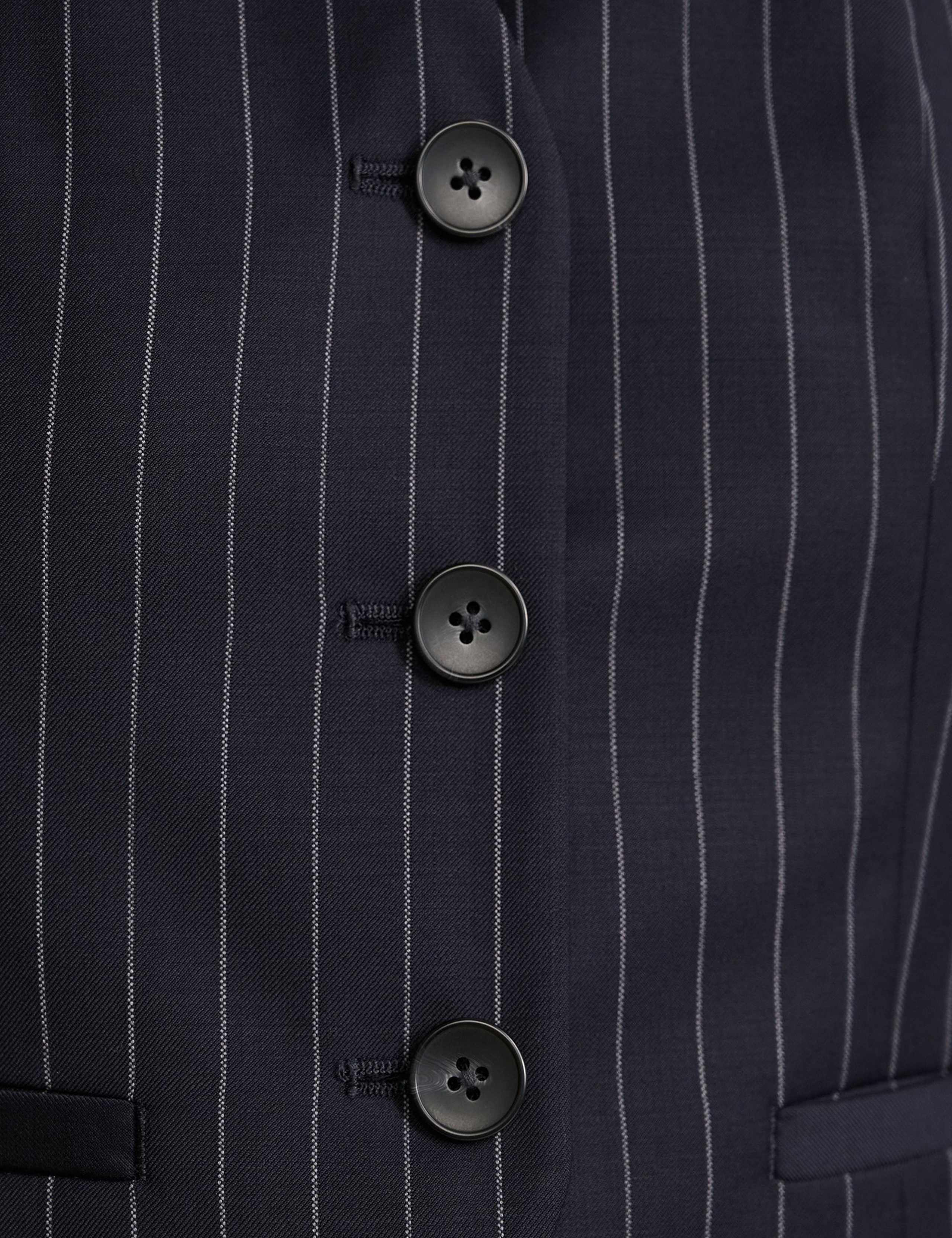 Wool Blend Striped Waistcoat 6 of 8