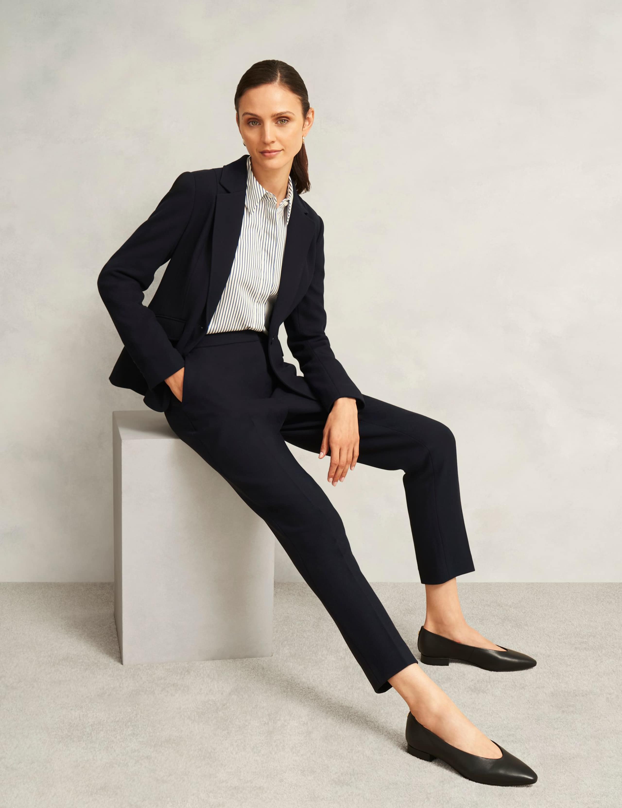 Slim Fit Ankle Grazer Trousers 2 of 5
