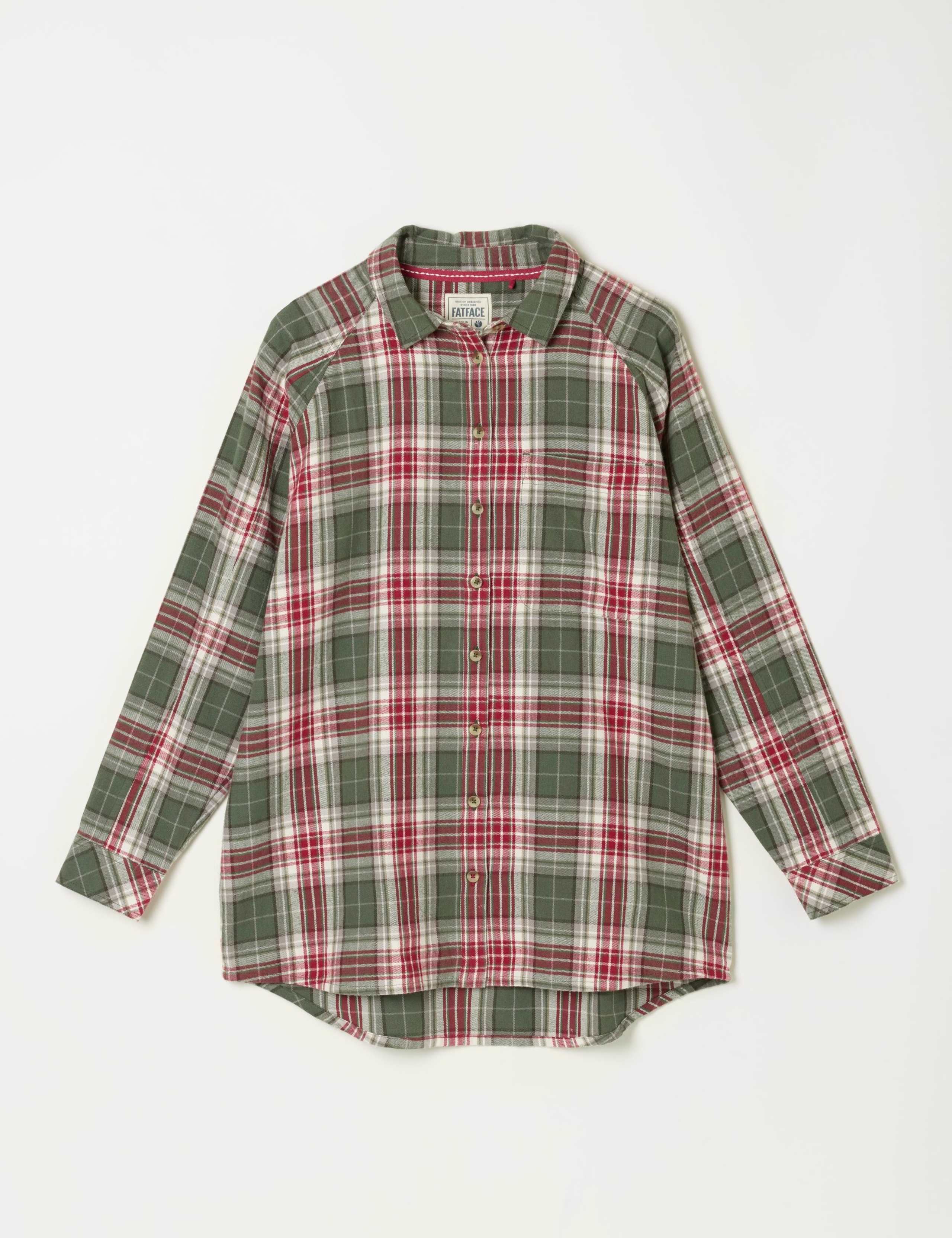 Pure Cotton Checked Collared Regular Fit Shirt 2 of 6