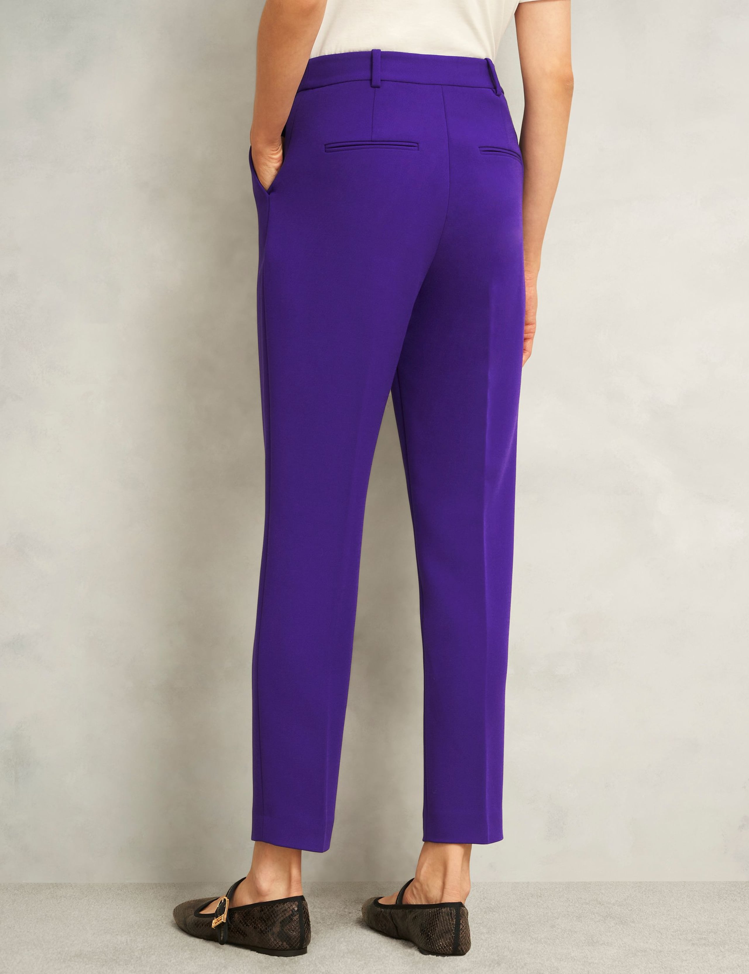 Tailored Tapered Ankle Grazer Trousers 3 of 5
