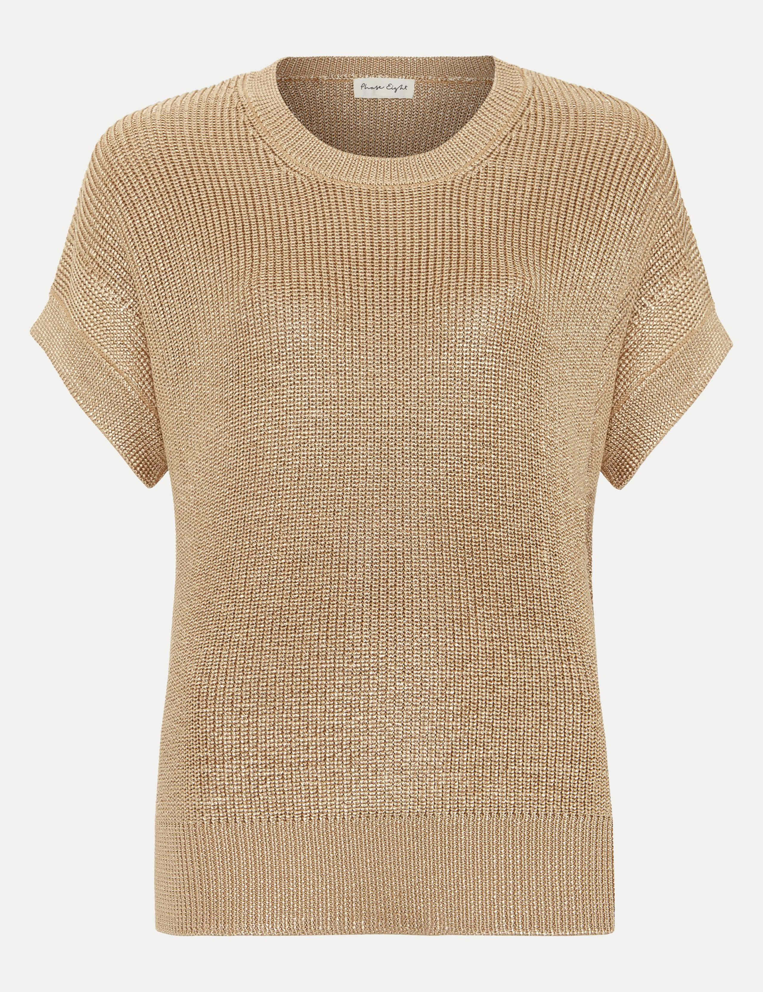 Metallic Textured Round Neck Jumper 2 of 7