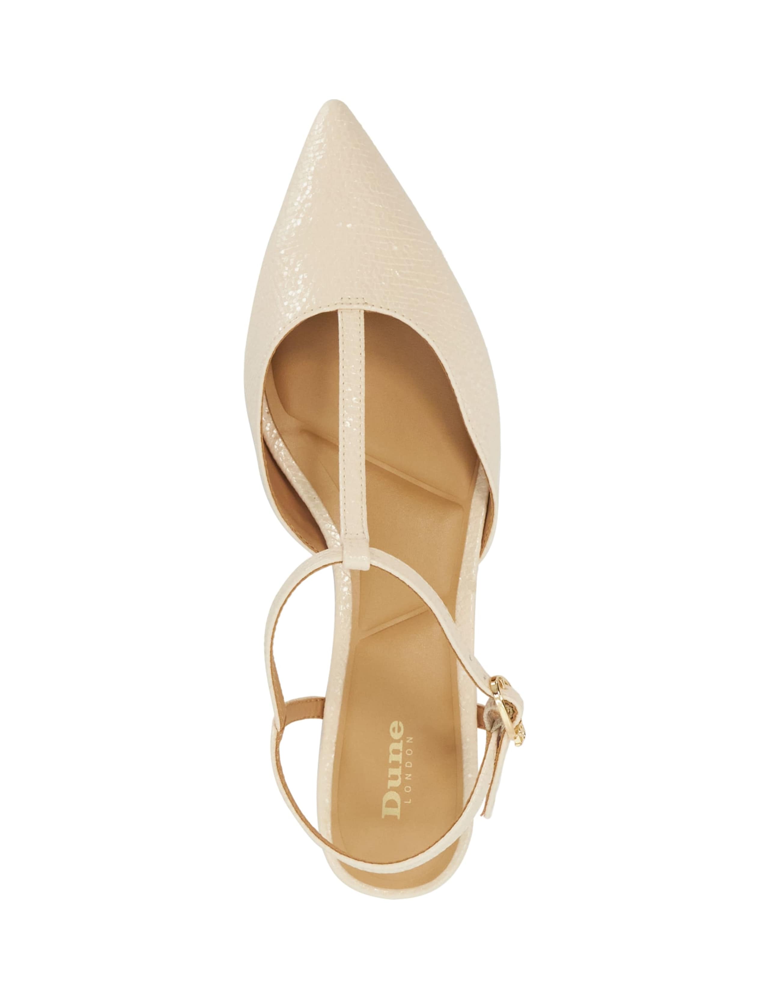 T Bar Pointed Court Shoes 5 of 6