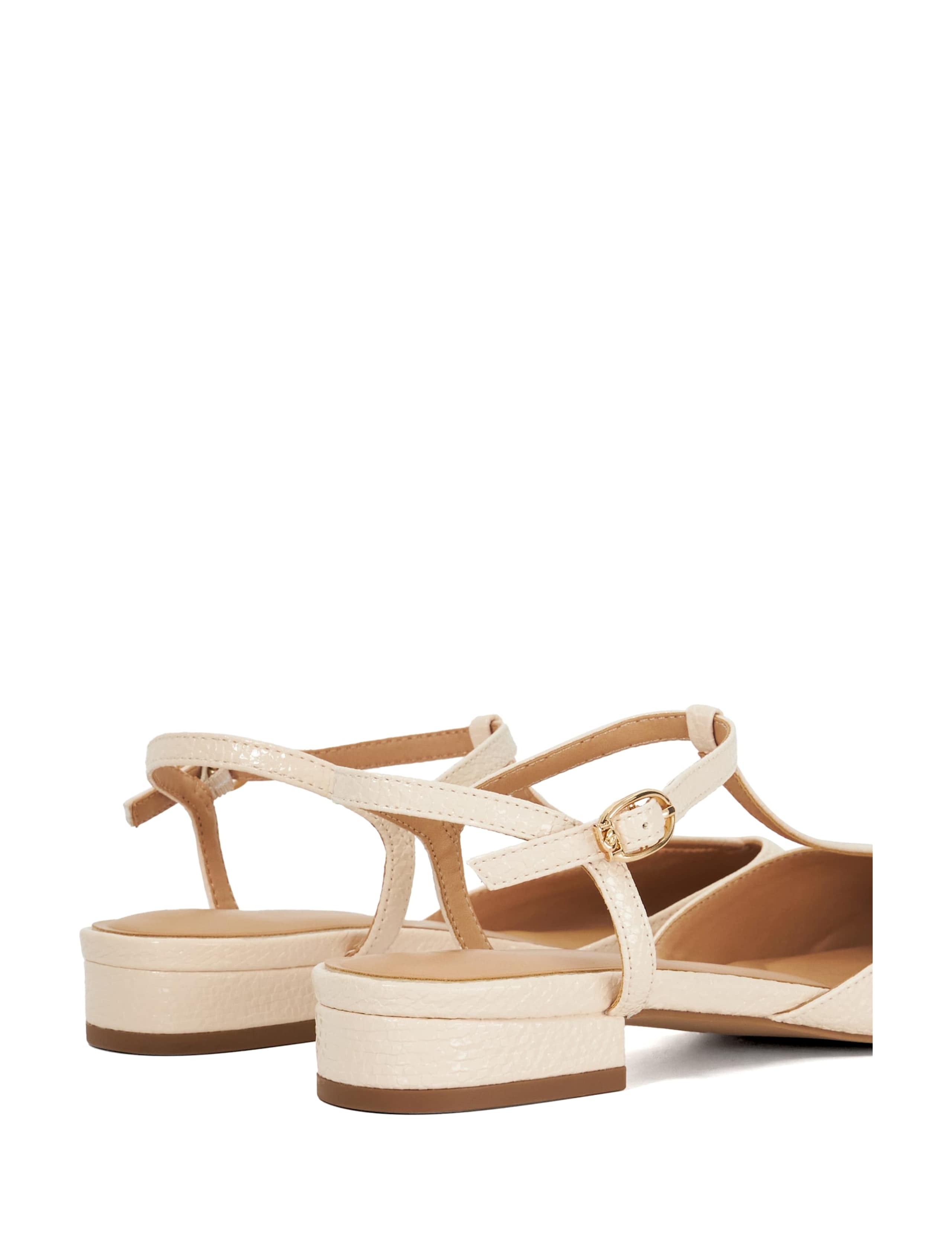 T Bar Pointed Court Shoes 6 of 6